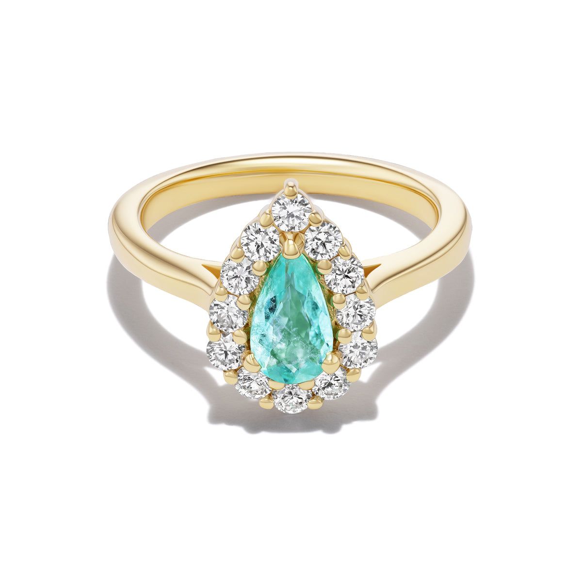 Paraiba Bloom Pinny Ring