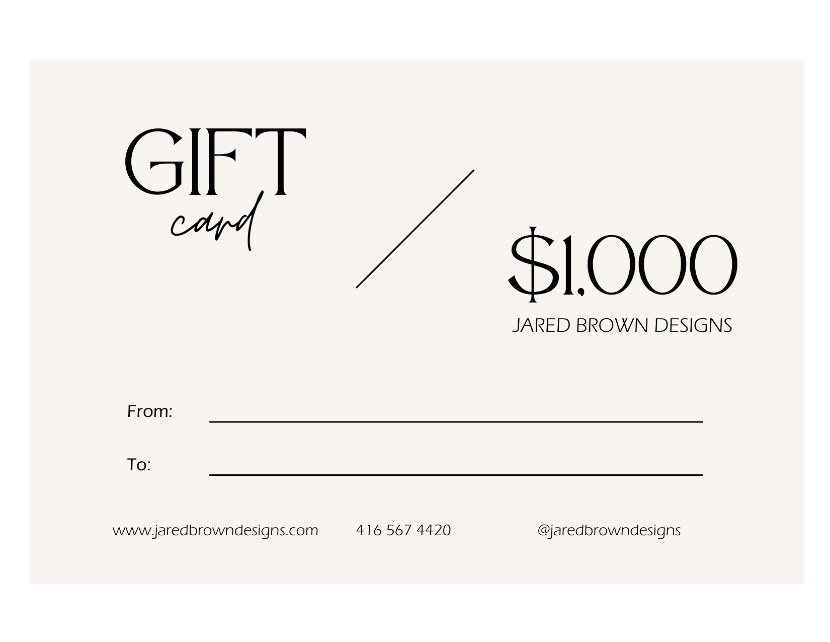 Gift Card Basic