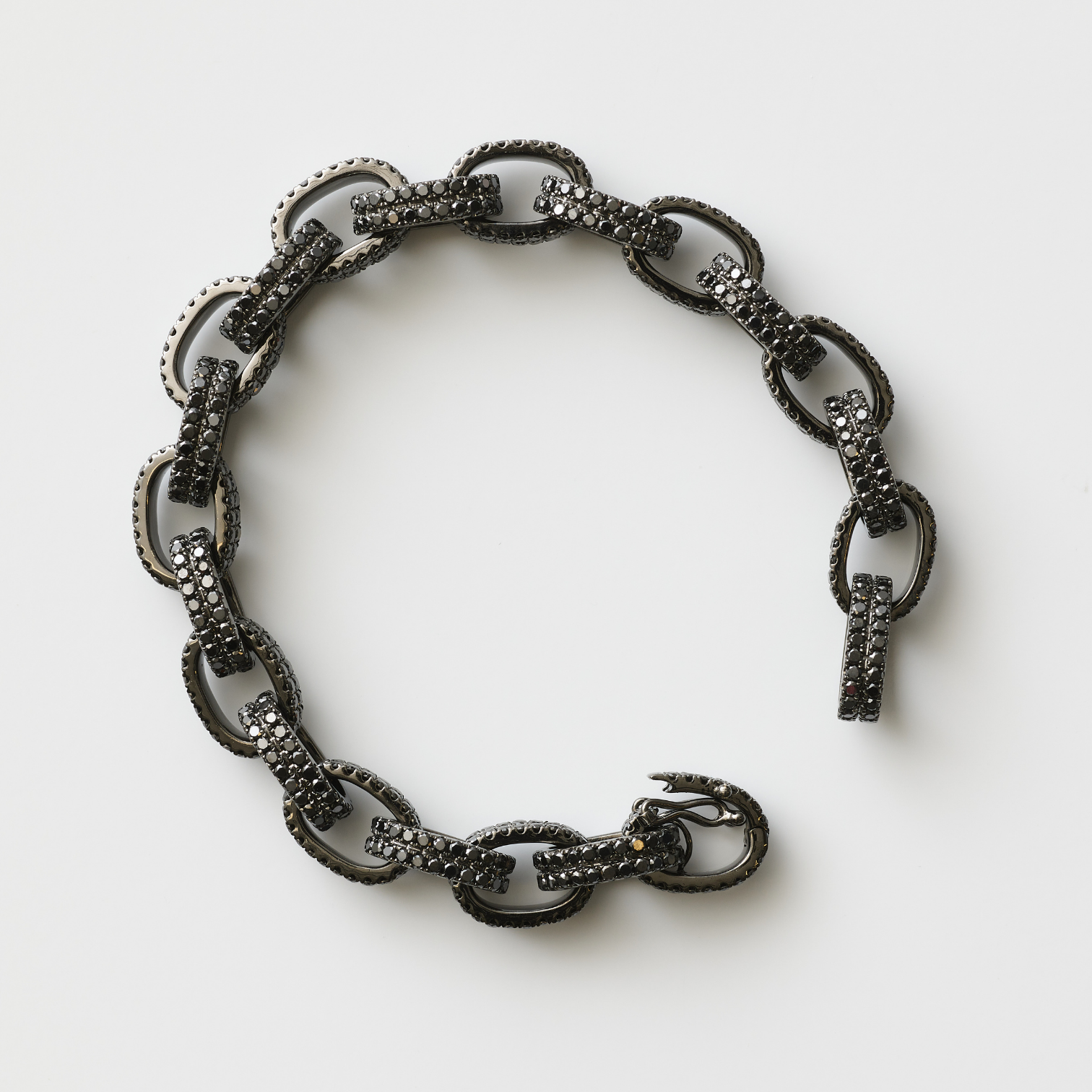 Black Diamond Link Bracelet