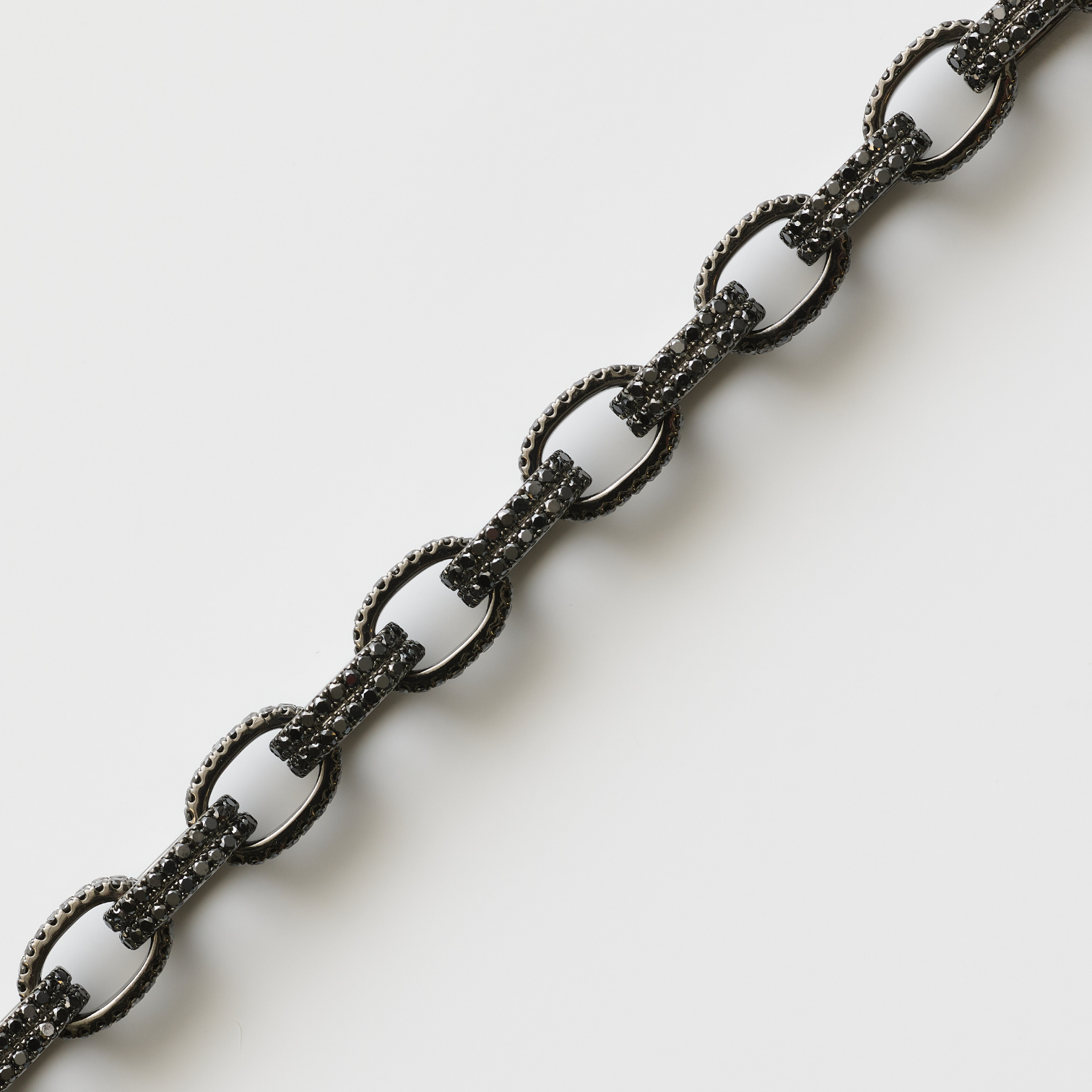 Black Diamond Link Bracelet