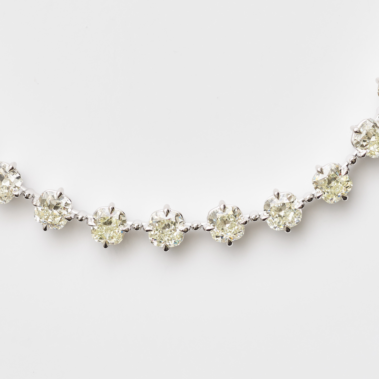 Floating Cushion Diamond Bracelet