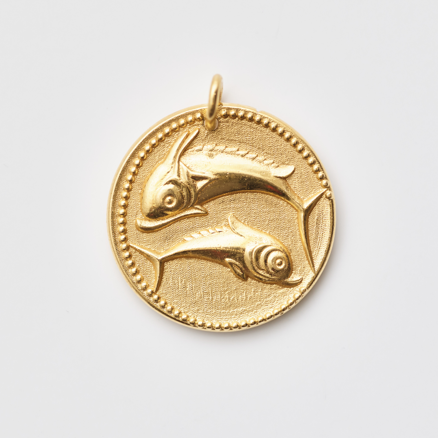 Pisces Zodiac Medallion