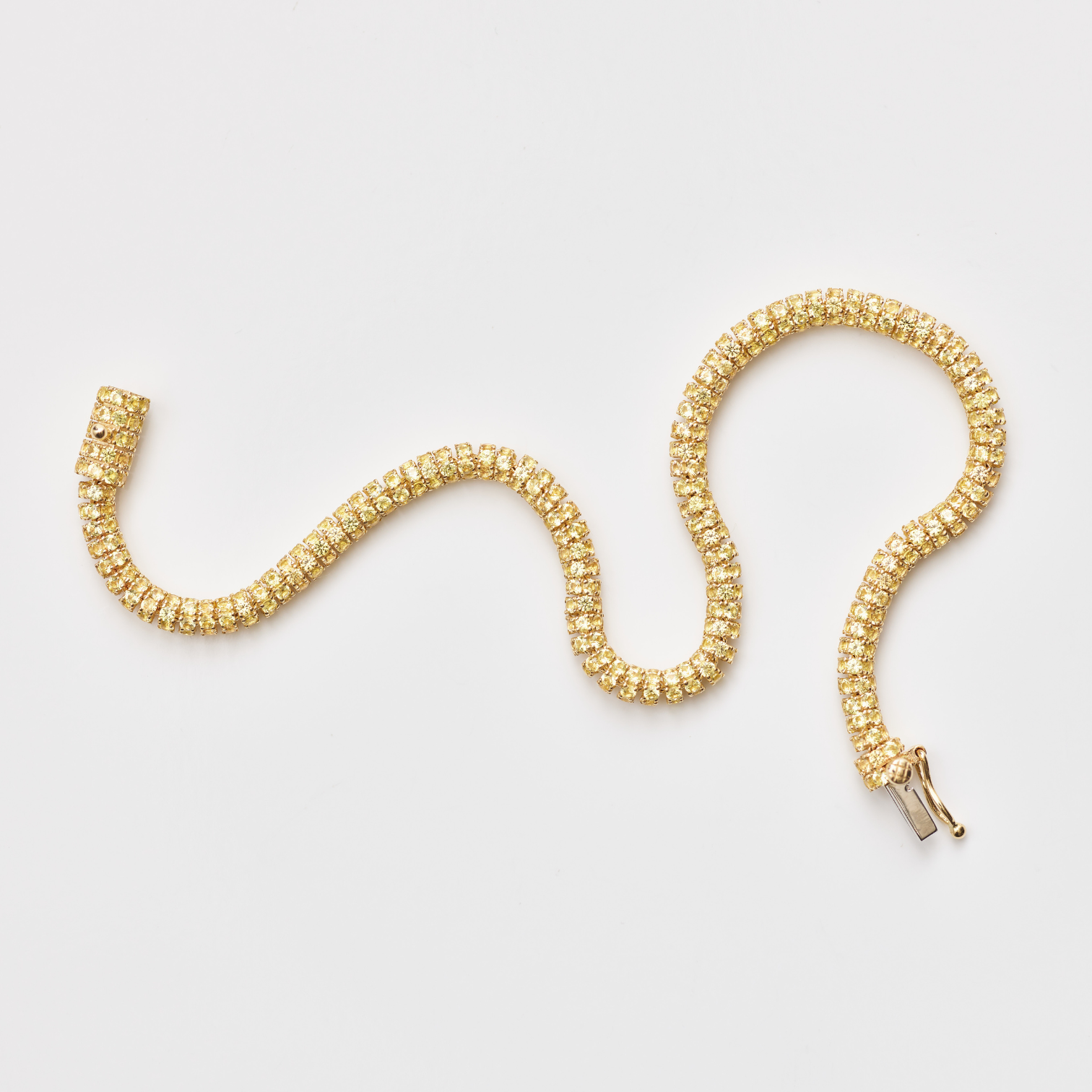 Yellow Sapphire Rondel Bracelet