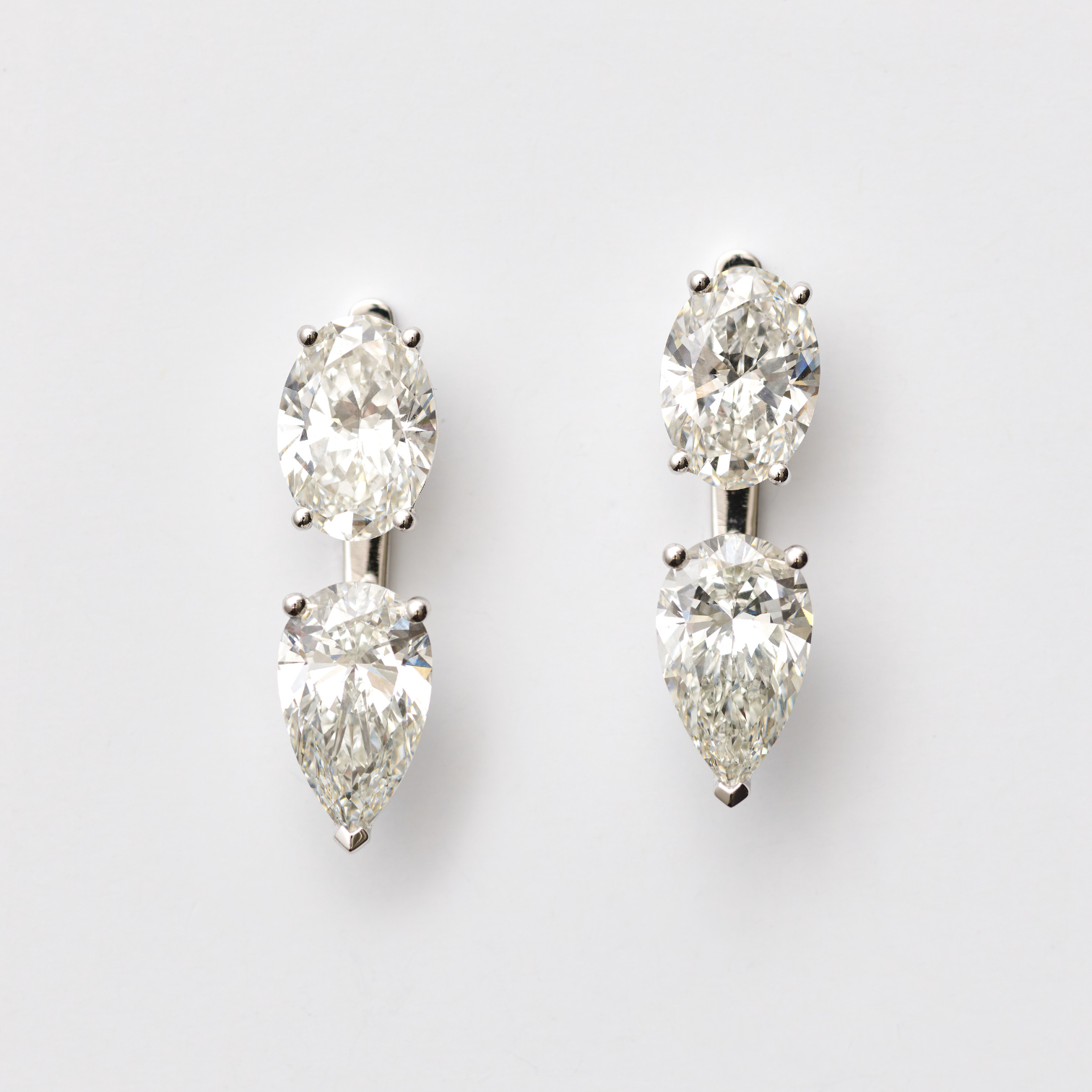Oval & Pear Lab Diamond Studs