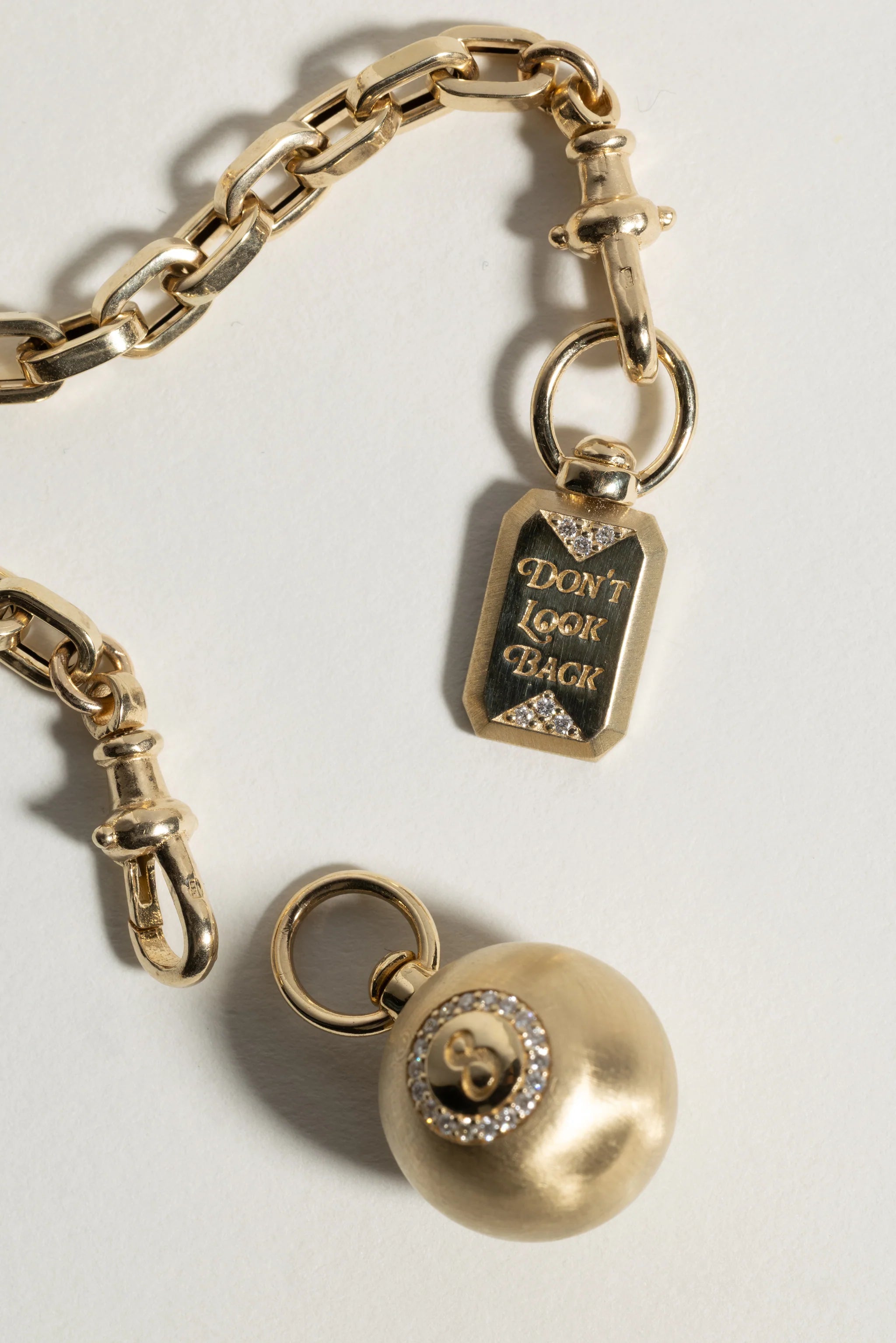 Don't Look Back Swivel Pendant