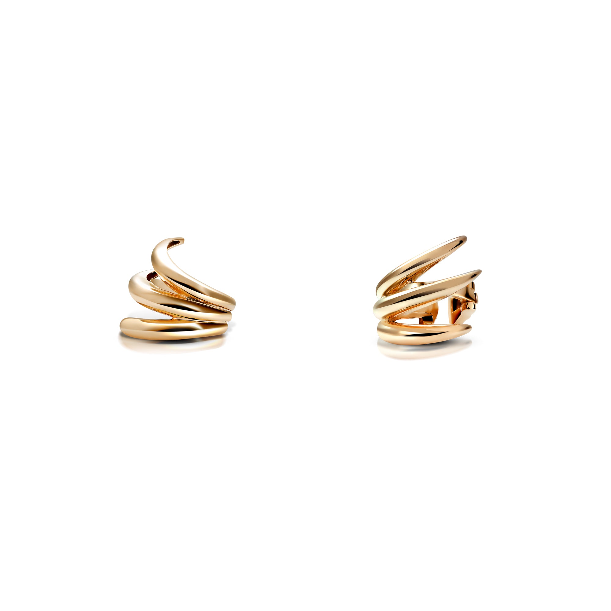 Gold Strokes Ear Cuff Mini