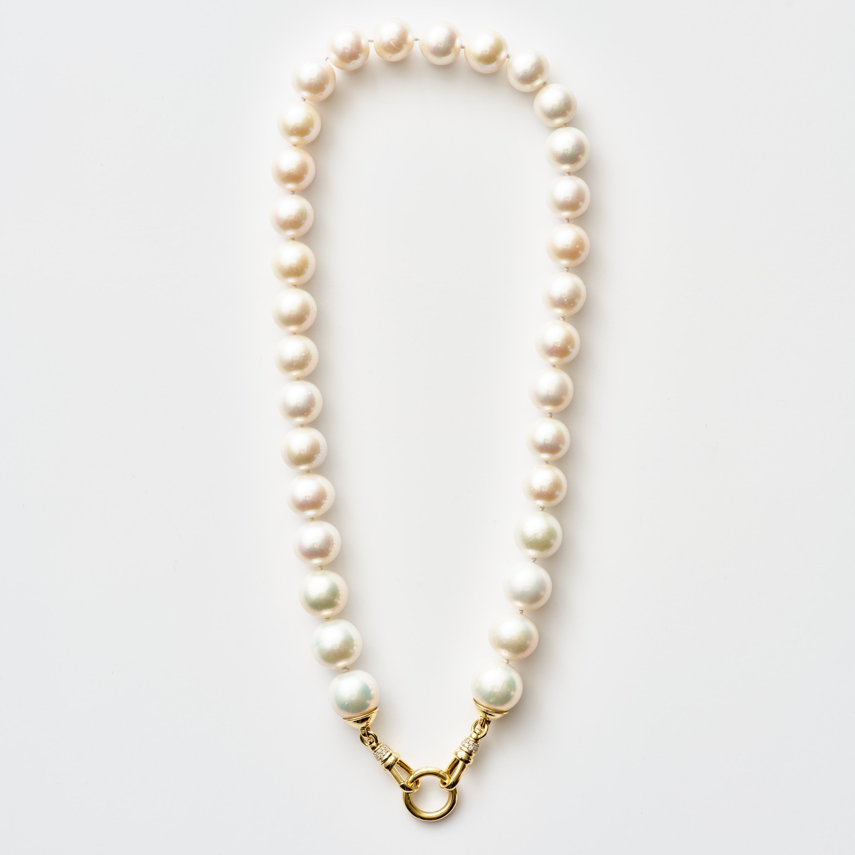 Akoya Graduated Jumbo Pearl Necklace