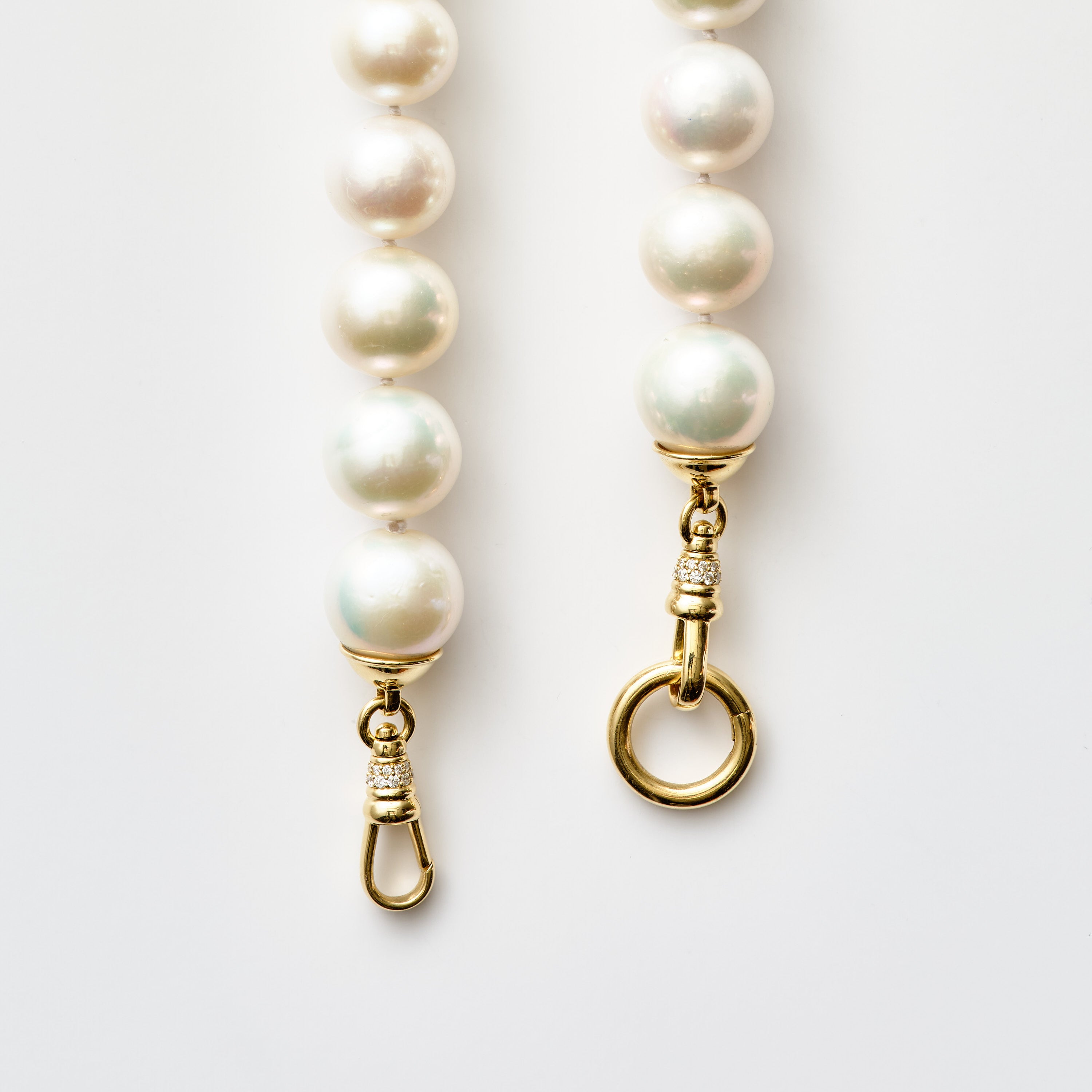 Akoya Graduated Jumbo Pearl Necklace