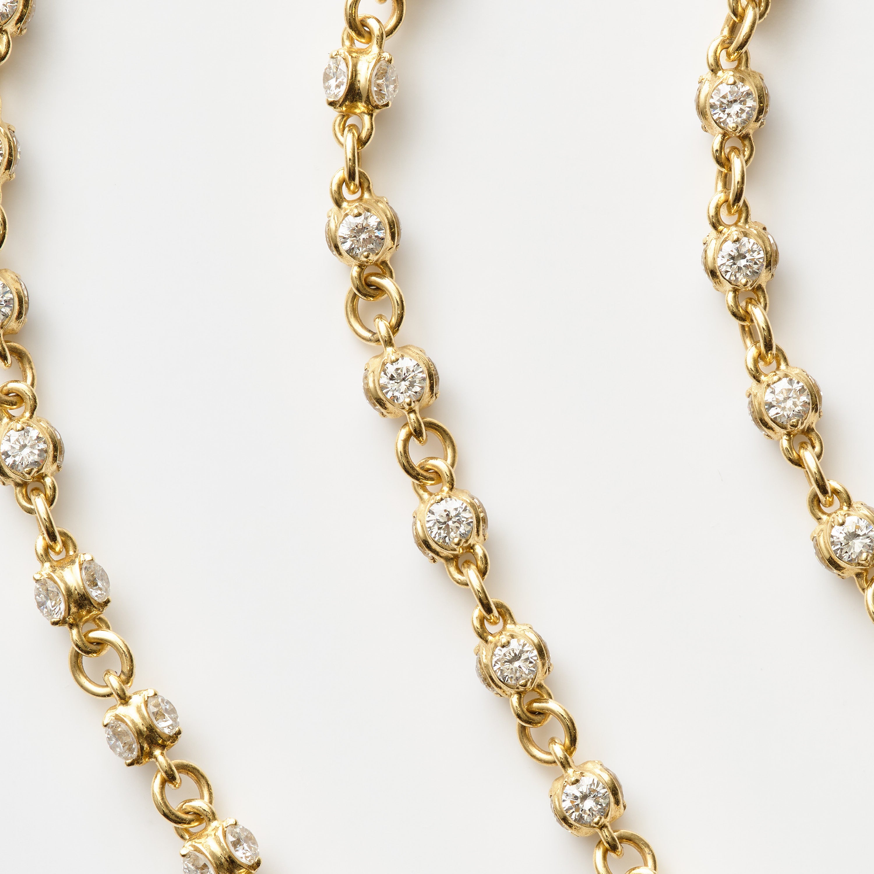 Diamond Rondel Lab Necklace