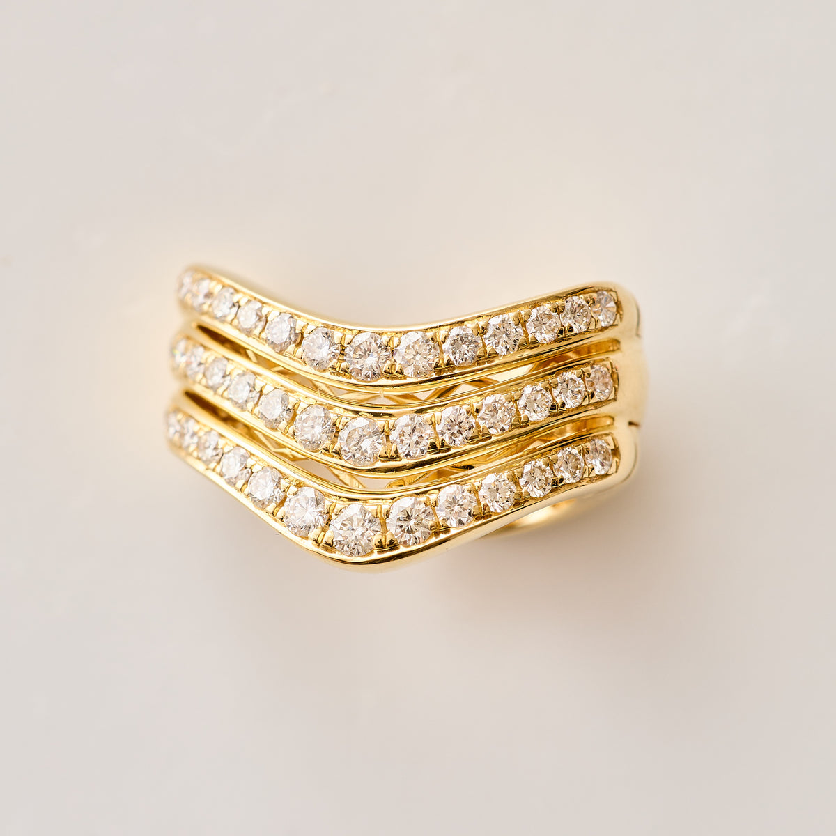 Diamond Wavey Ear Cuff