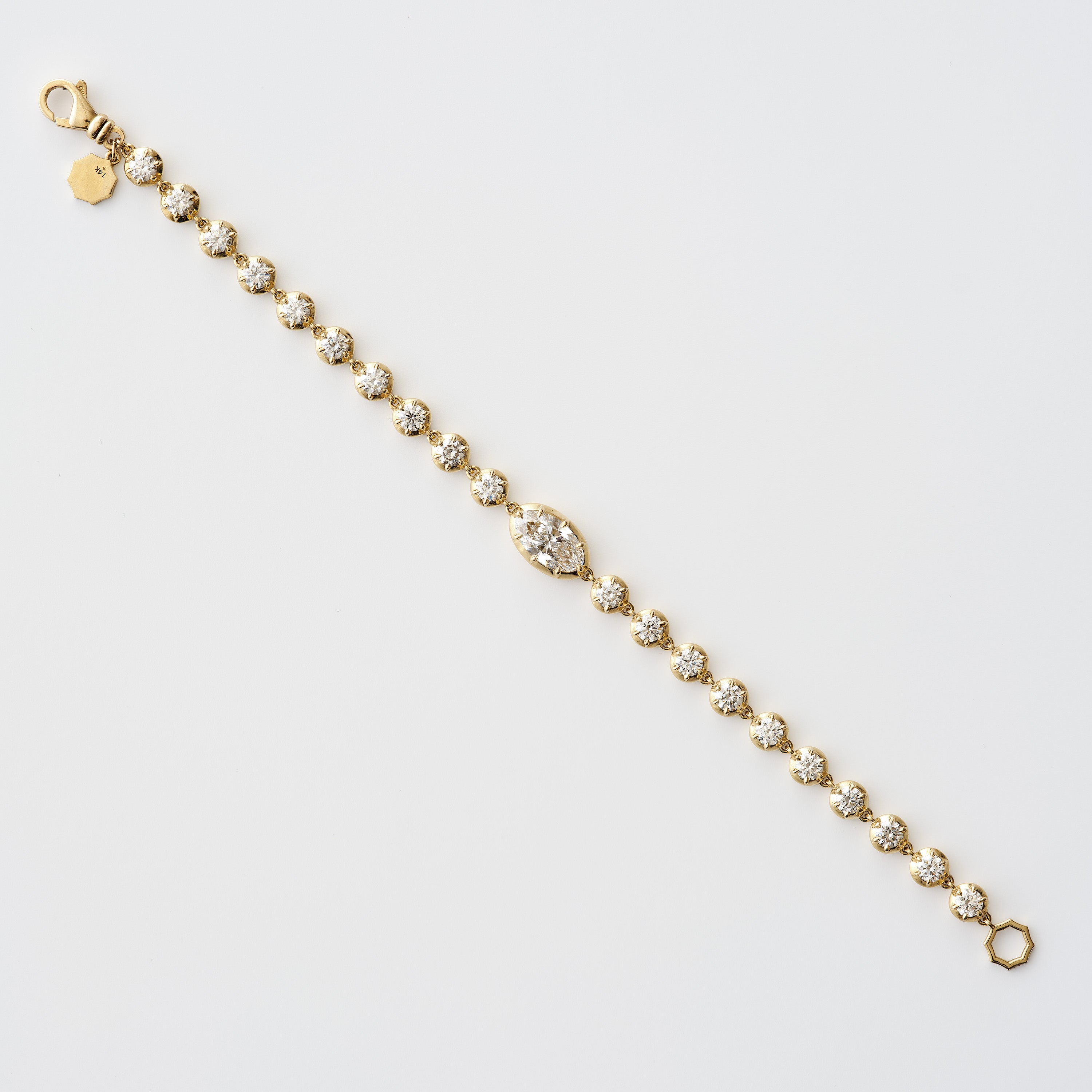 Collet-Set Lab Diamond Bracelet