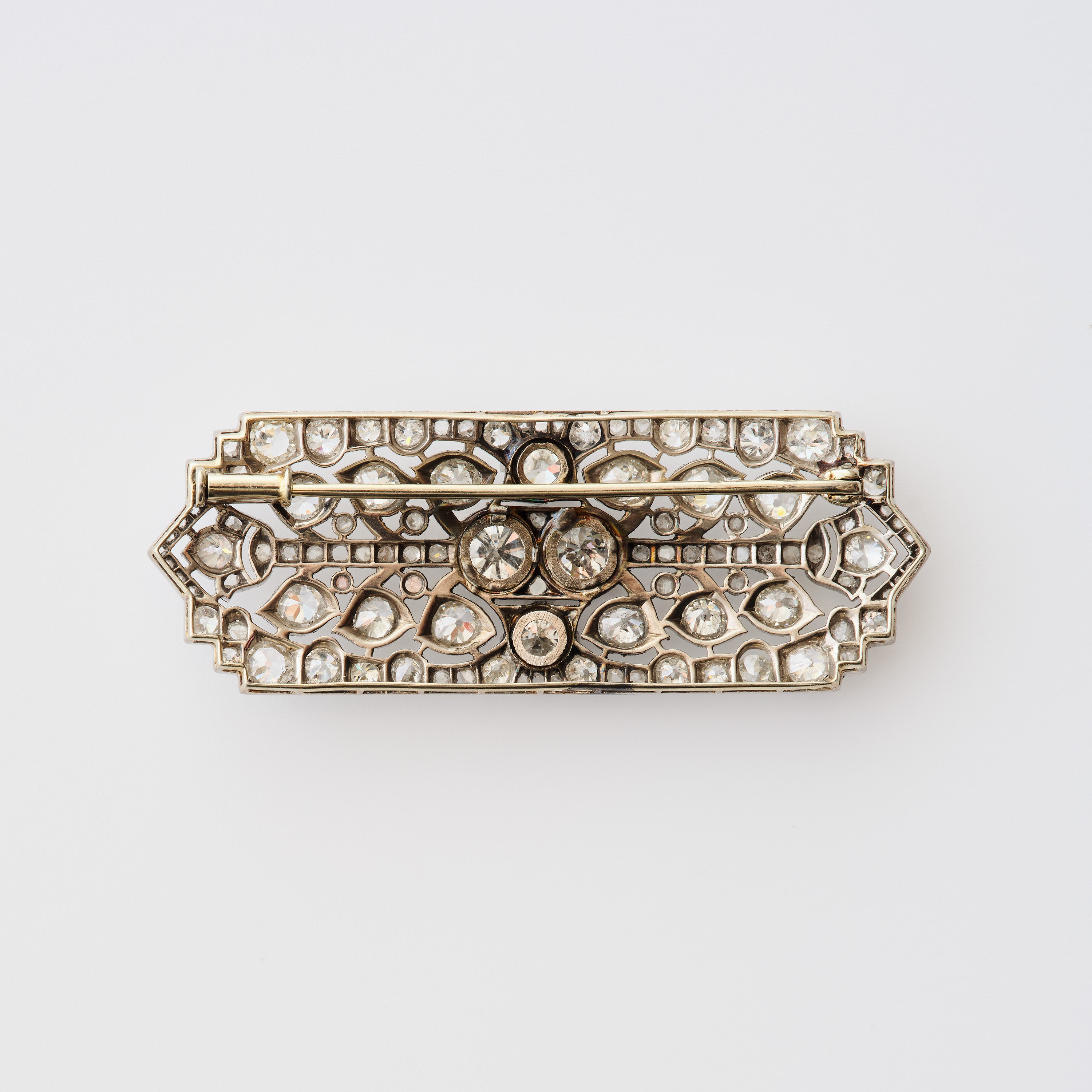 Antique Mosaic Diamond Brooch