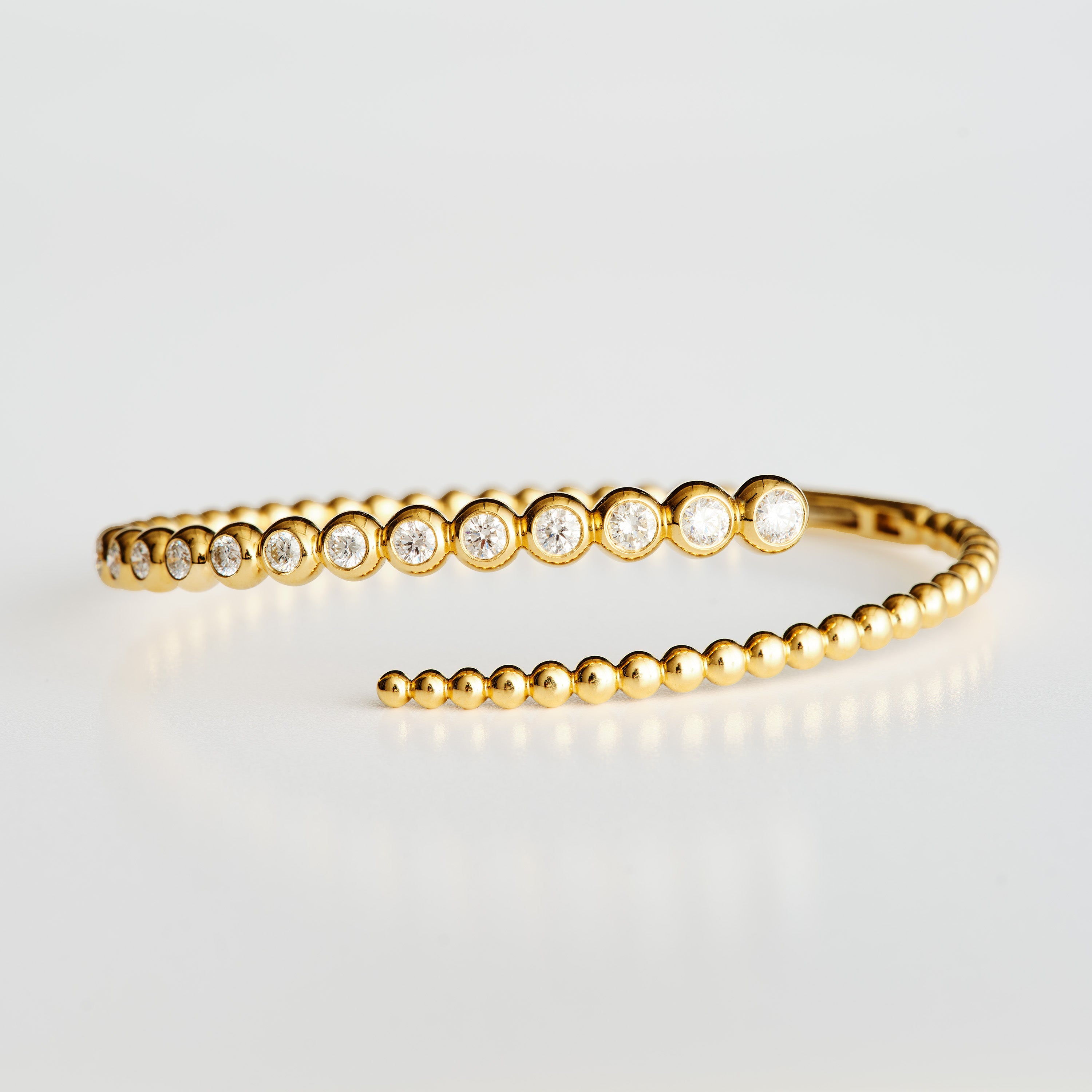 Bubble Diamond Bangle