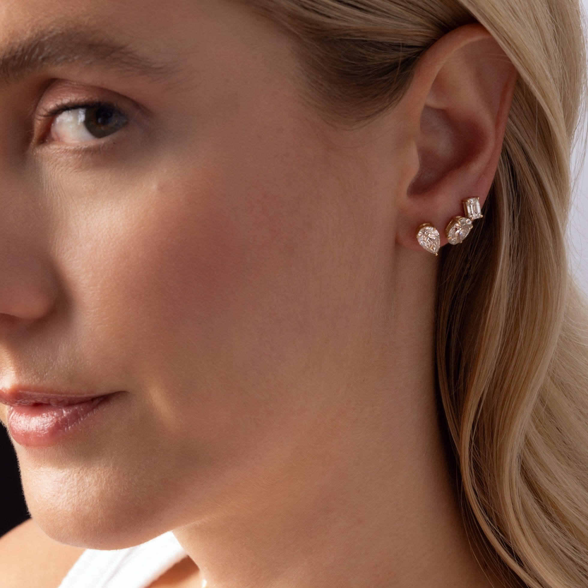 Mini Mix & Match Lab Diamond Stud