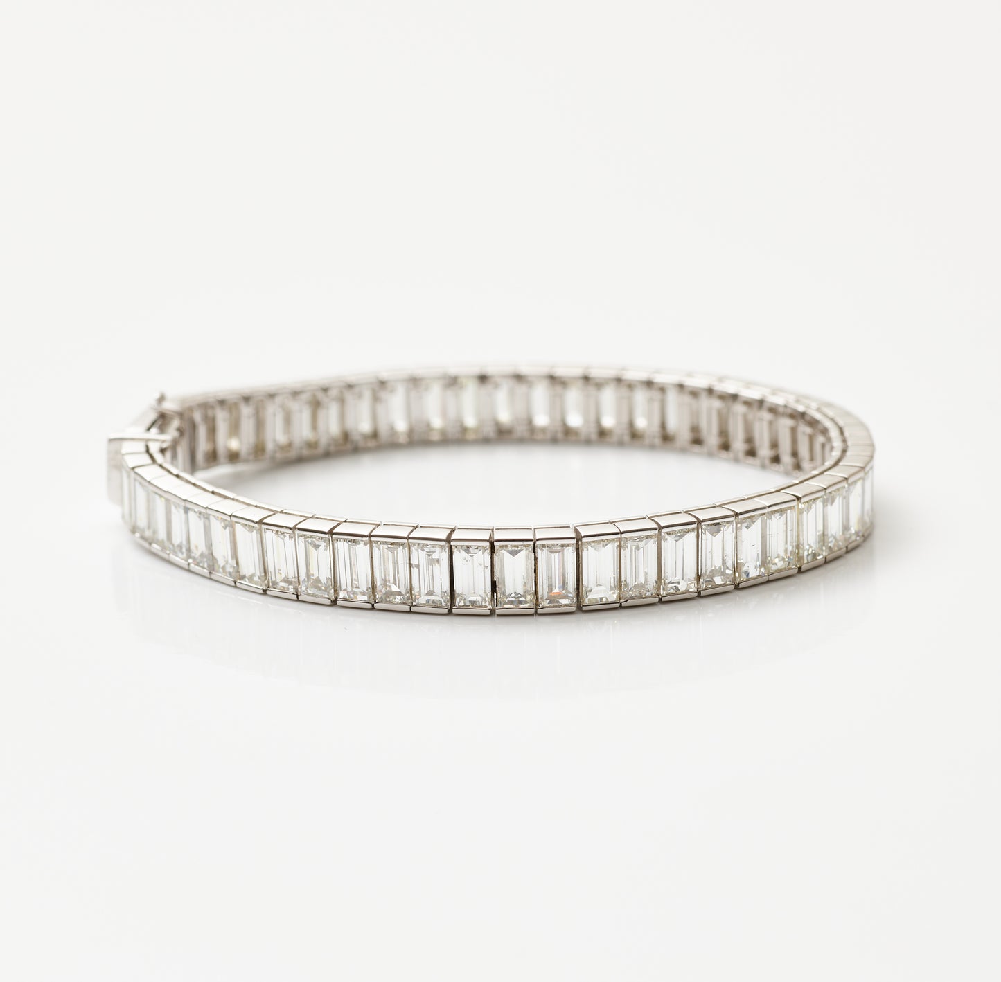 Baguette Diamond Tennis Bracelet