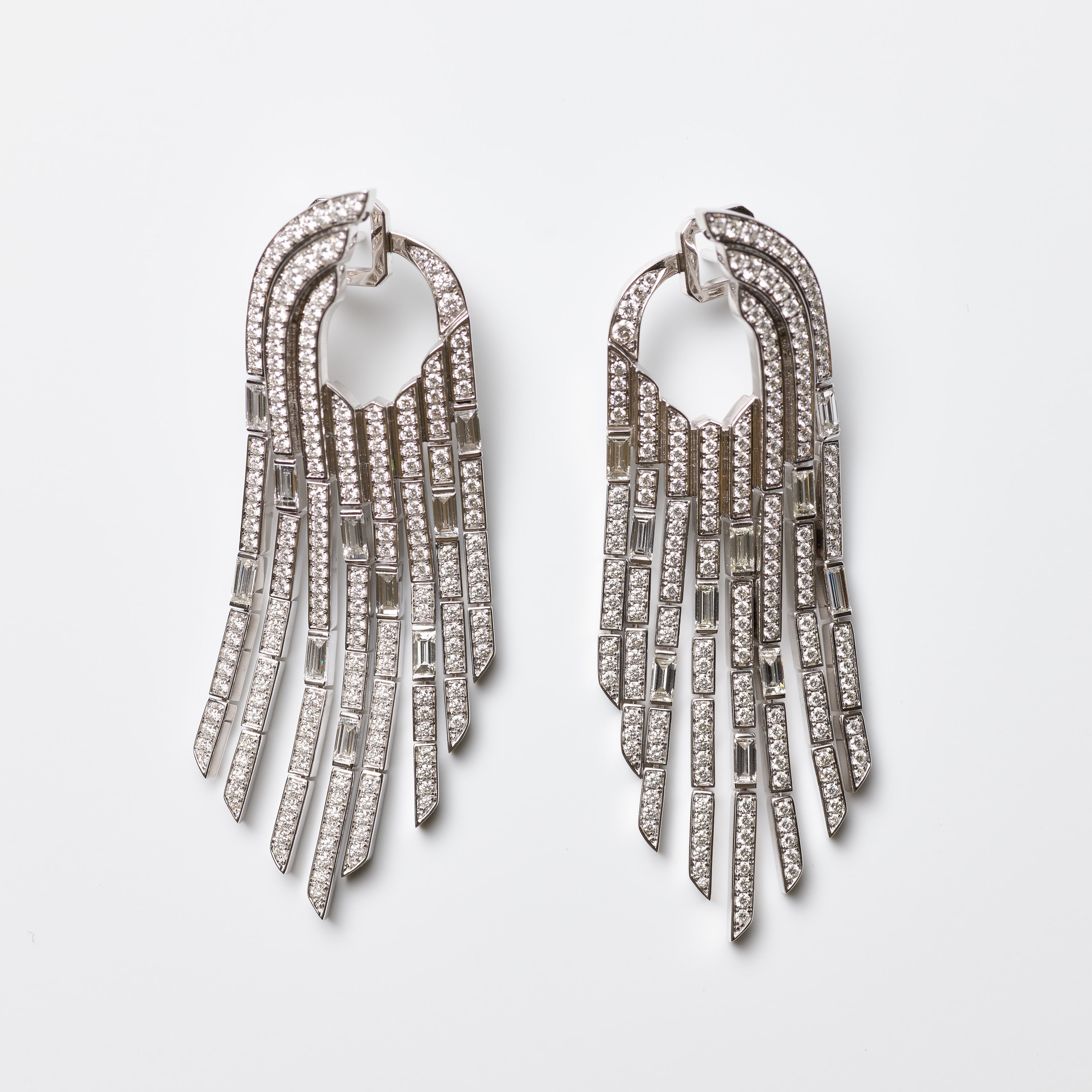 Diamond Waterfall Earrings