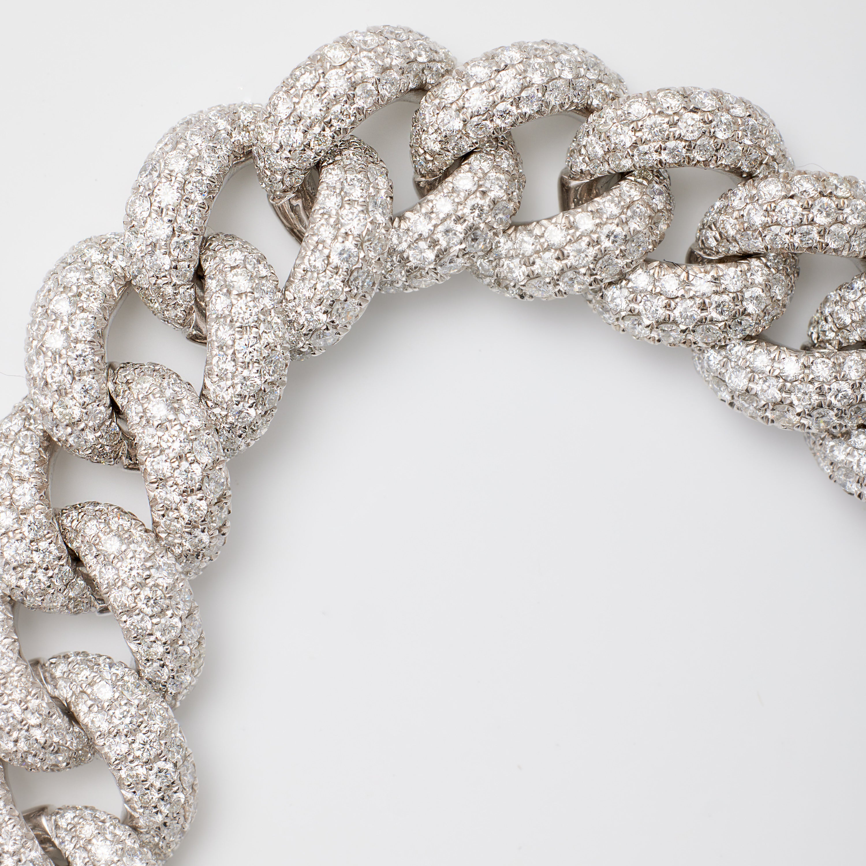 Pavé Diamond Link Bracelet