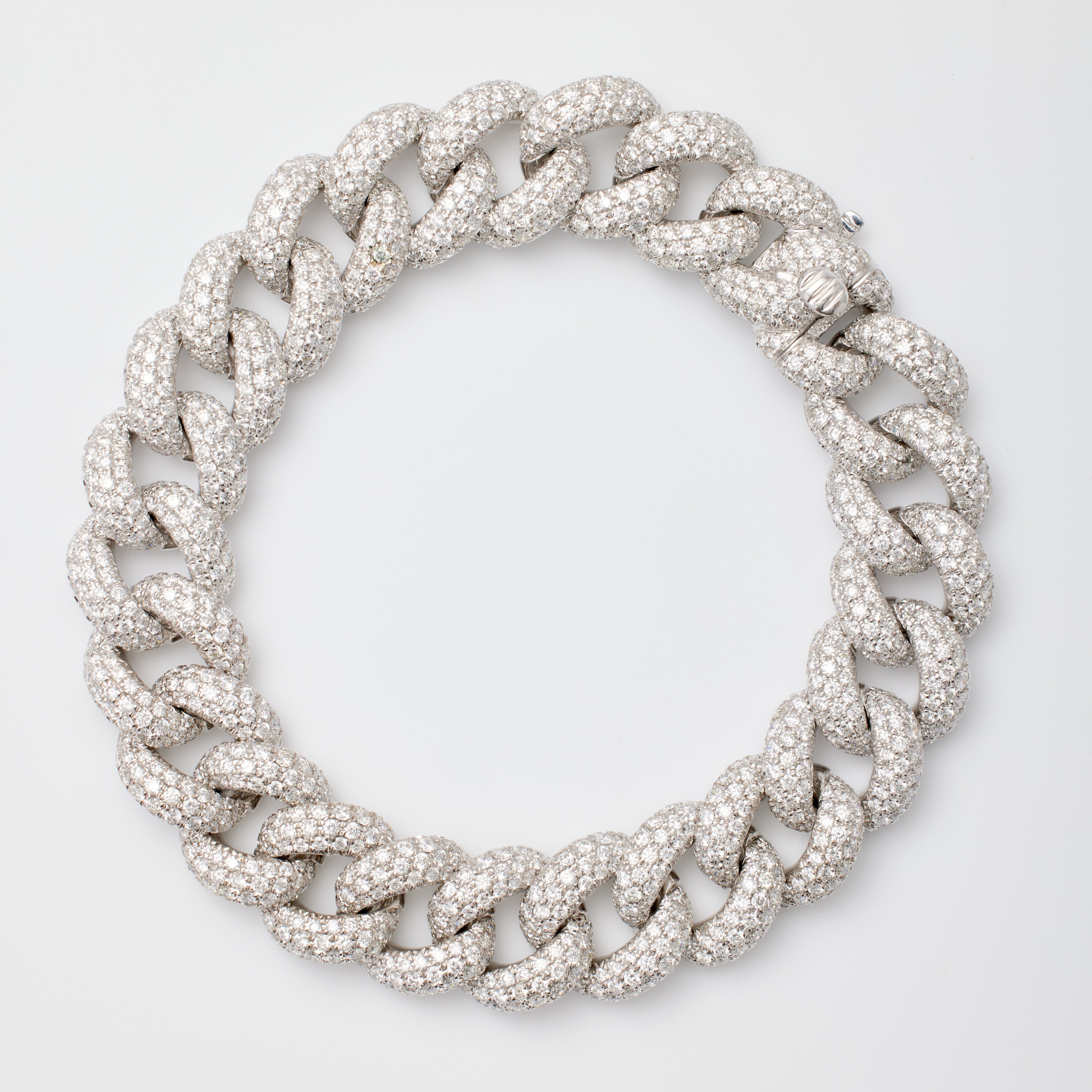 Pavé Diamond Link Bracelet