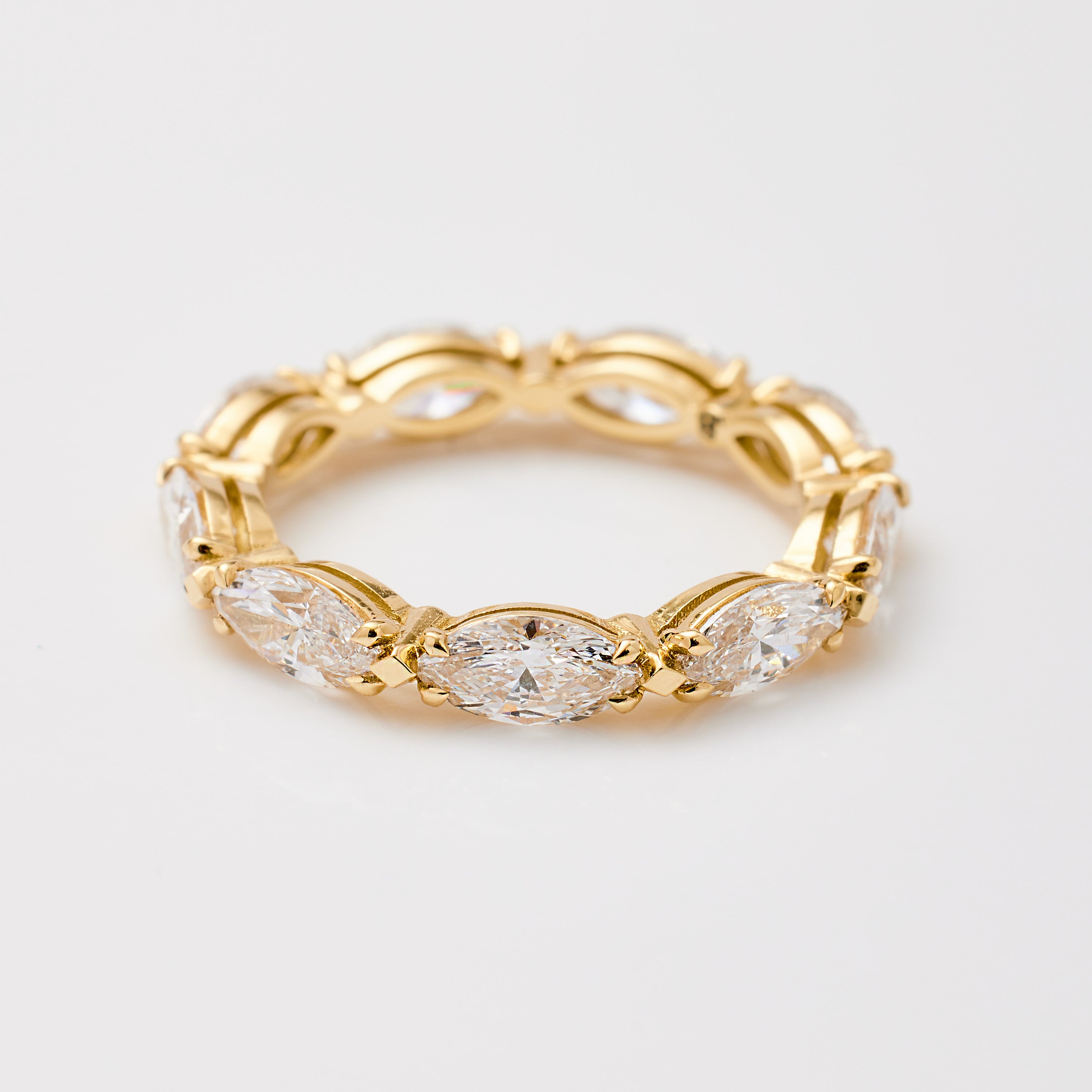 Signature Lab Diamond Eternity Band, Marquise