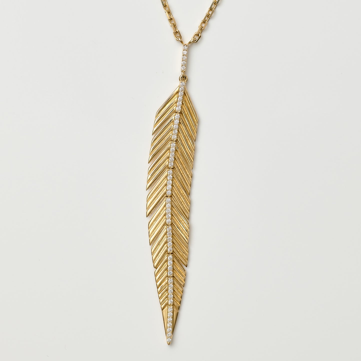 Feather Pendant Necklace