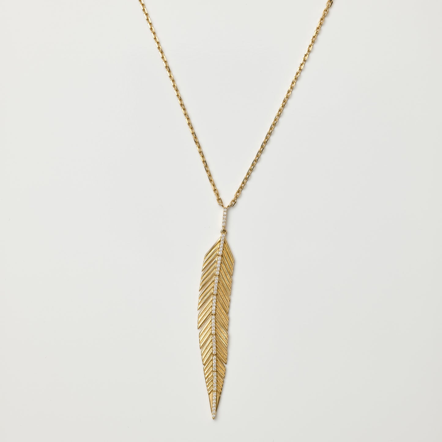 Feather Pendant Necklace
