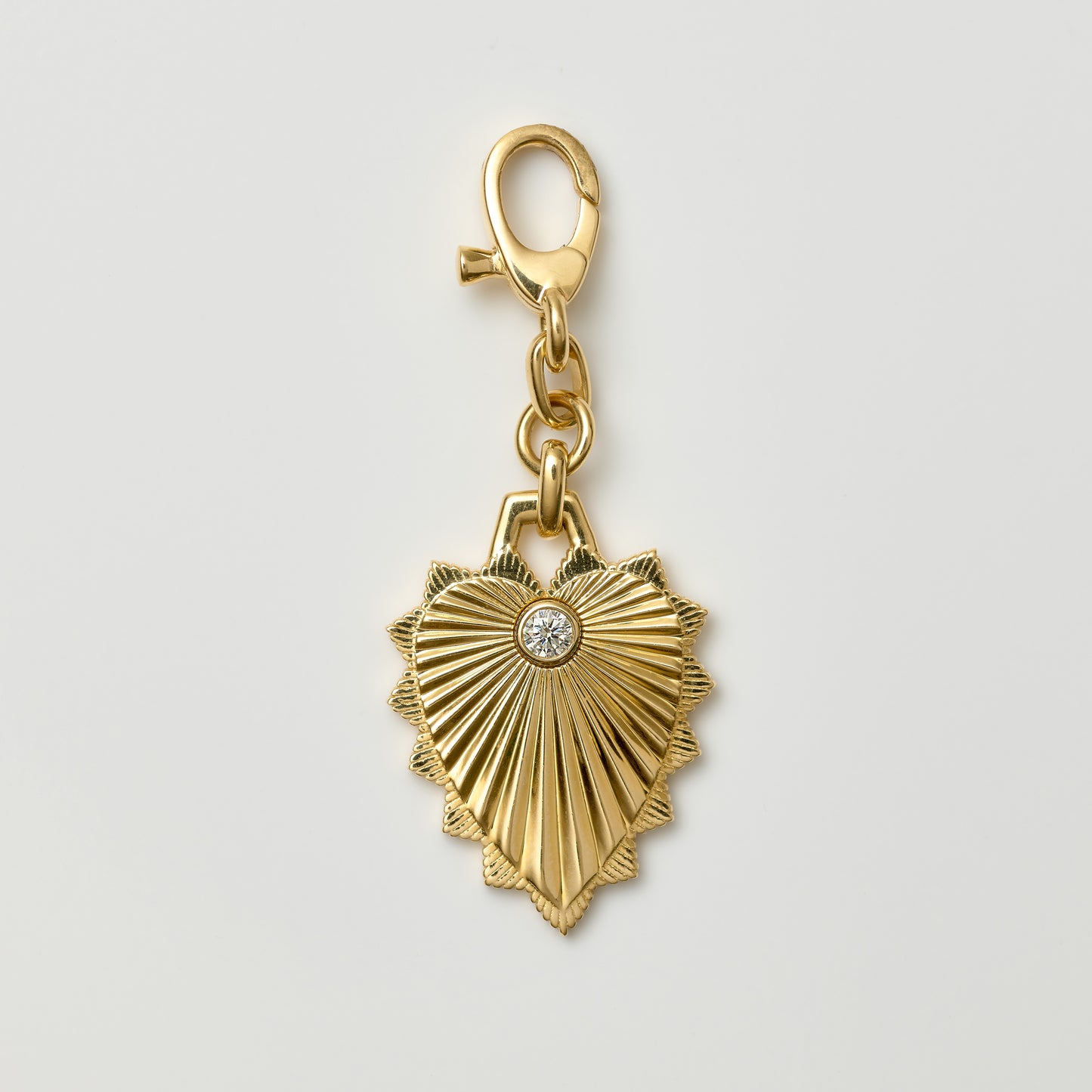 Fluted Heart Medallion
