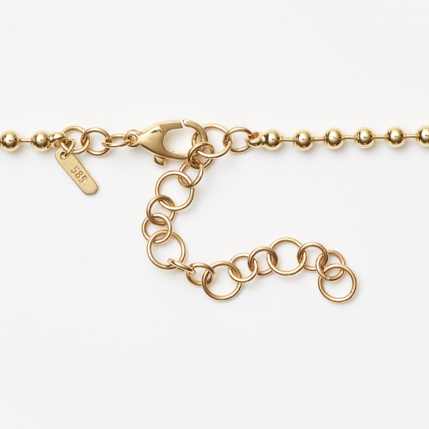 Gold Gemmies Bead Necklace