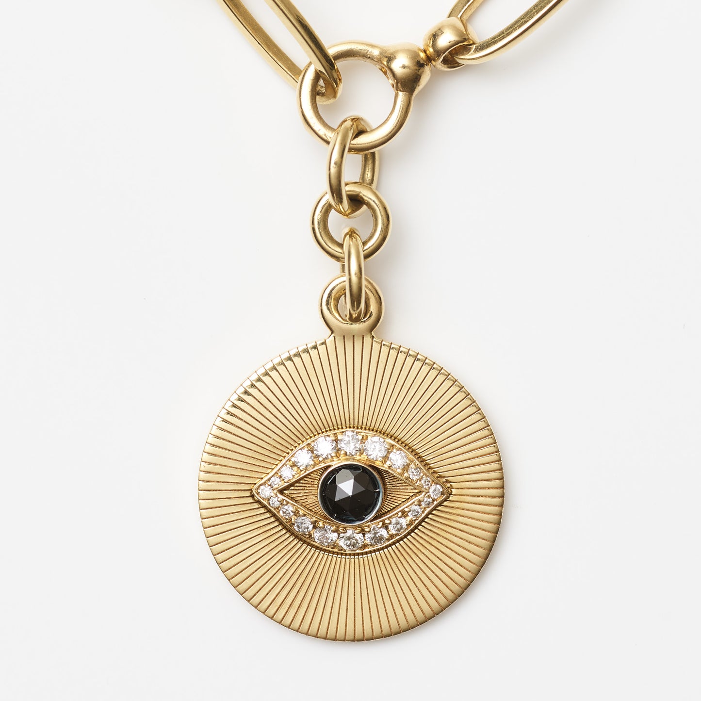 Evil Eye Medallion Necklace