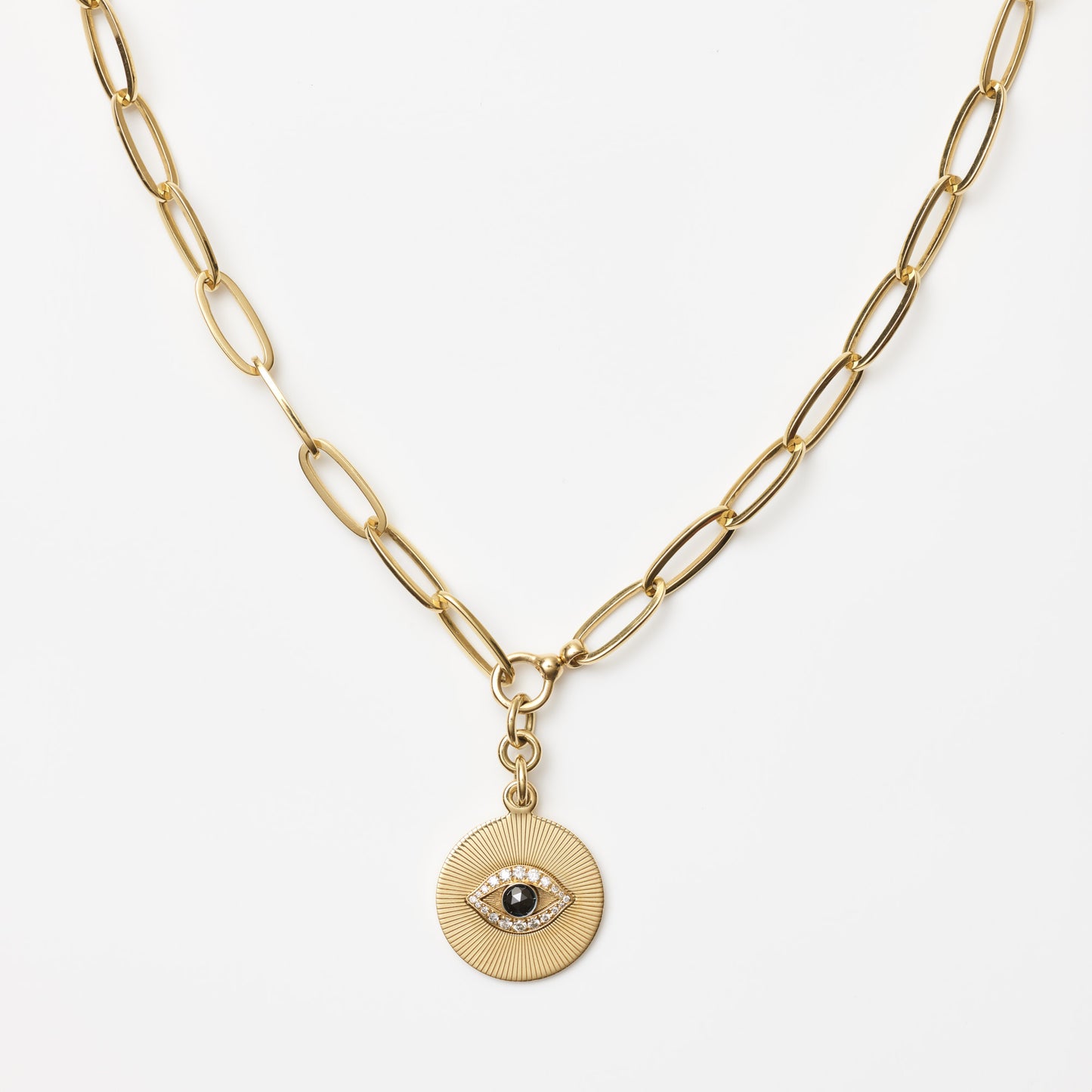 Evil Eye Medallion Necklace