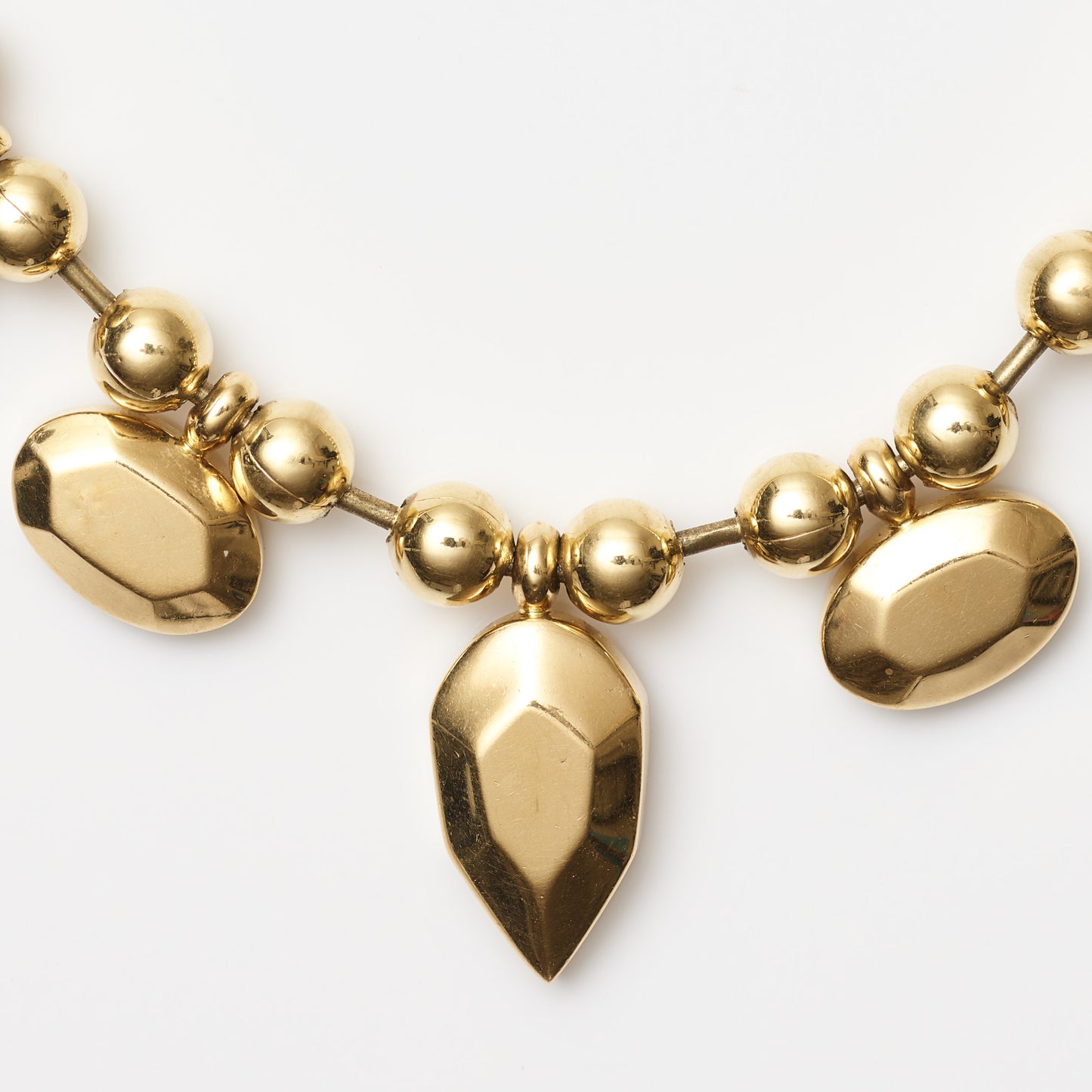 Gold Gemmies Bead Necklace