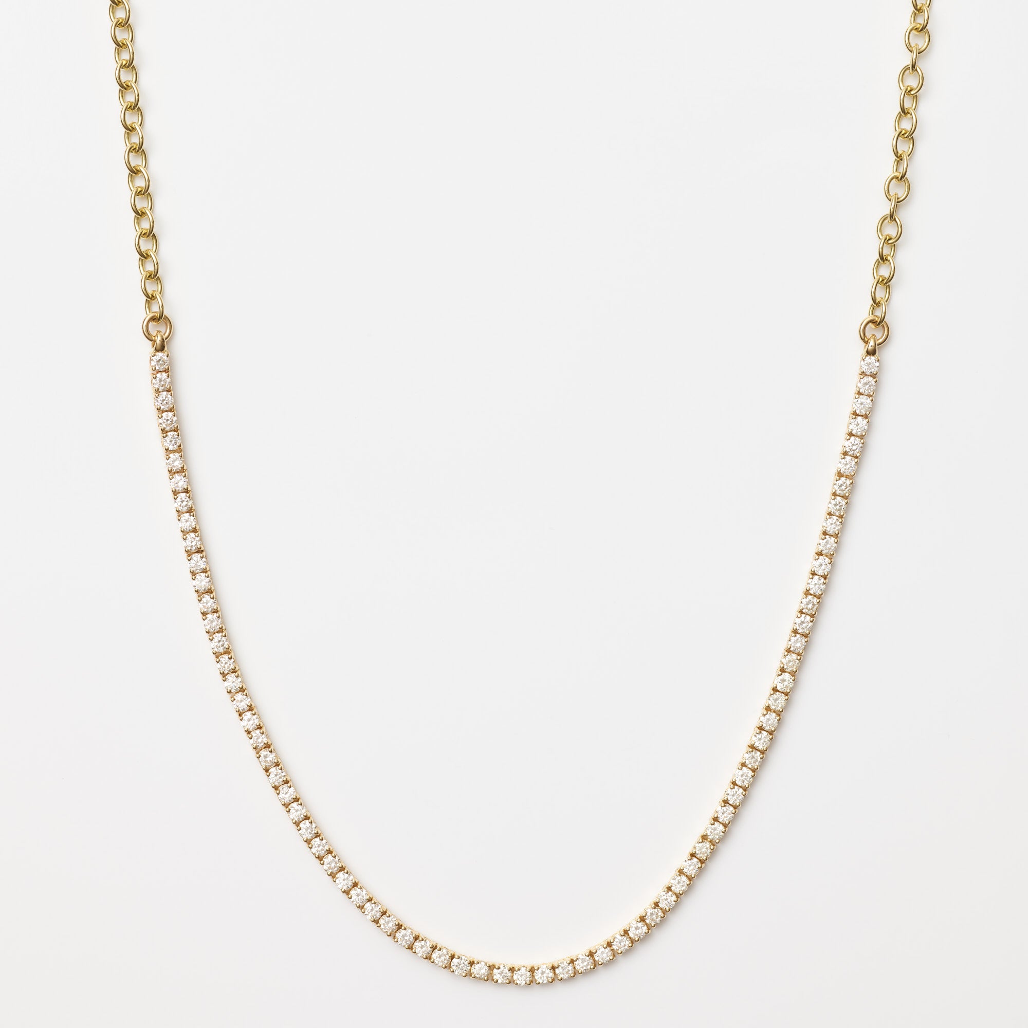 Diamond Tennis Chain Necklace