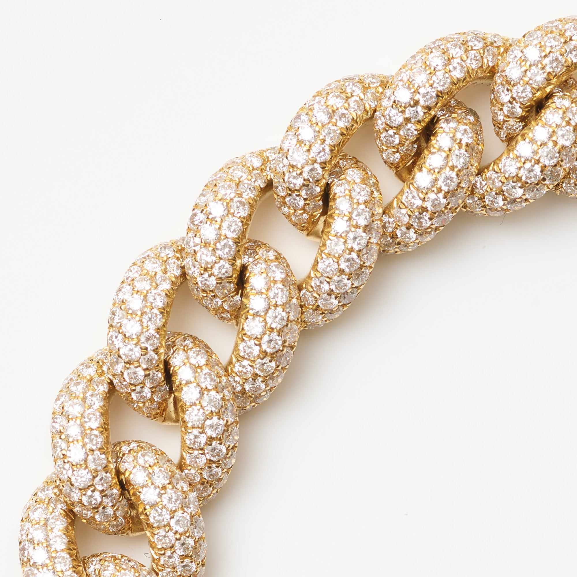 Pavé Diamond Link Bracelet