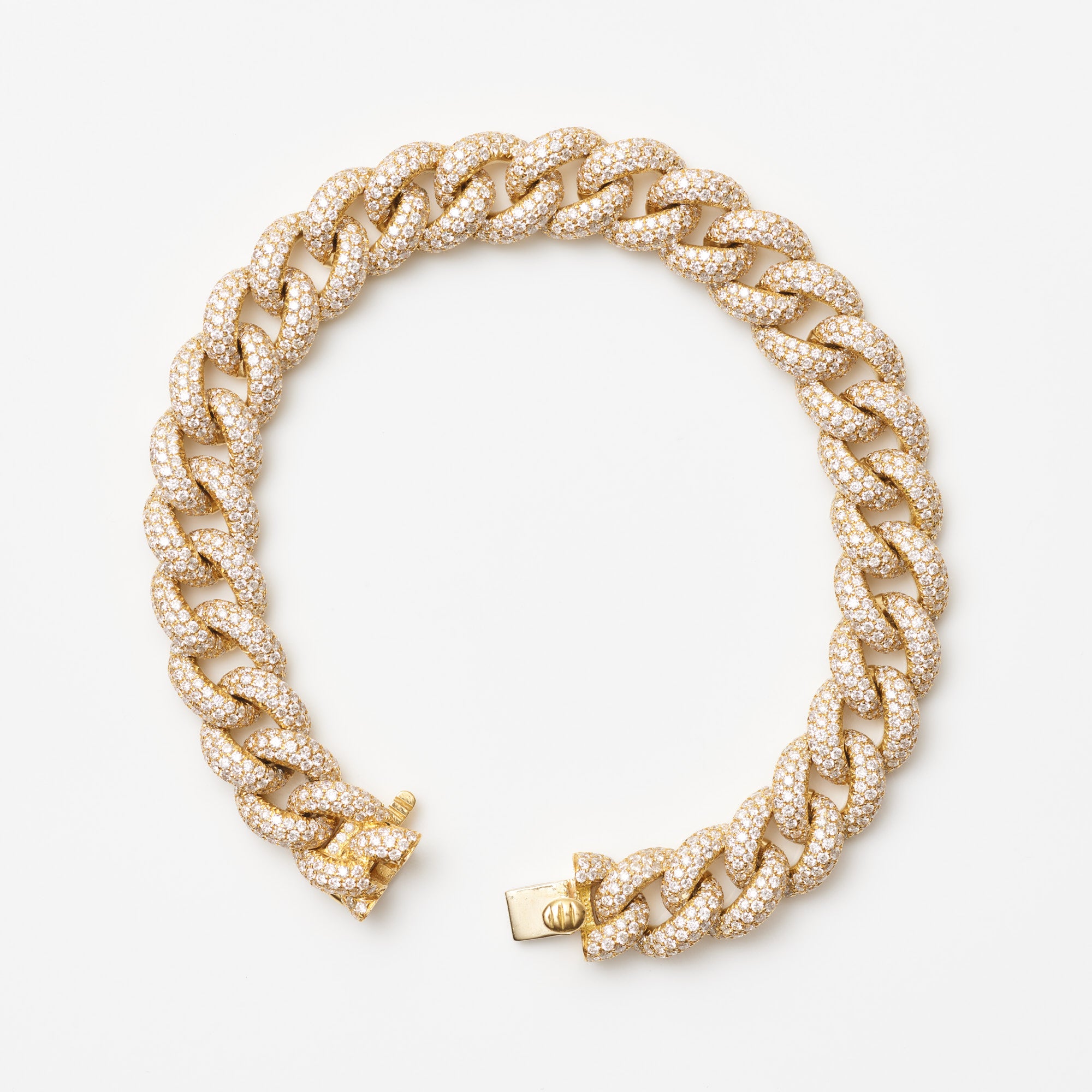 Pavé Diamond Link Bracelet