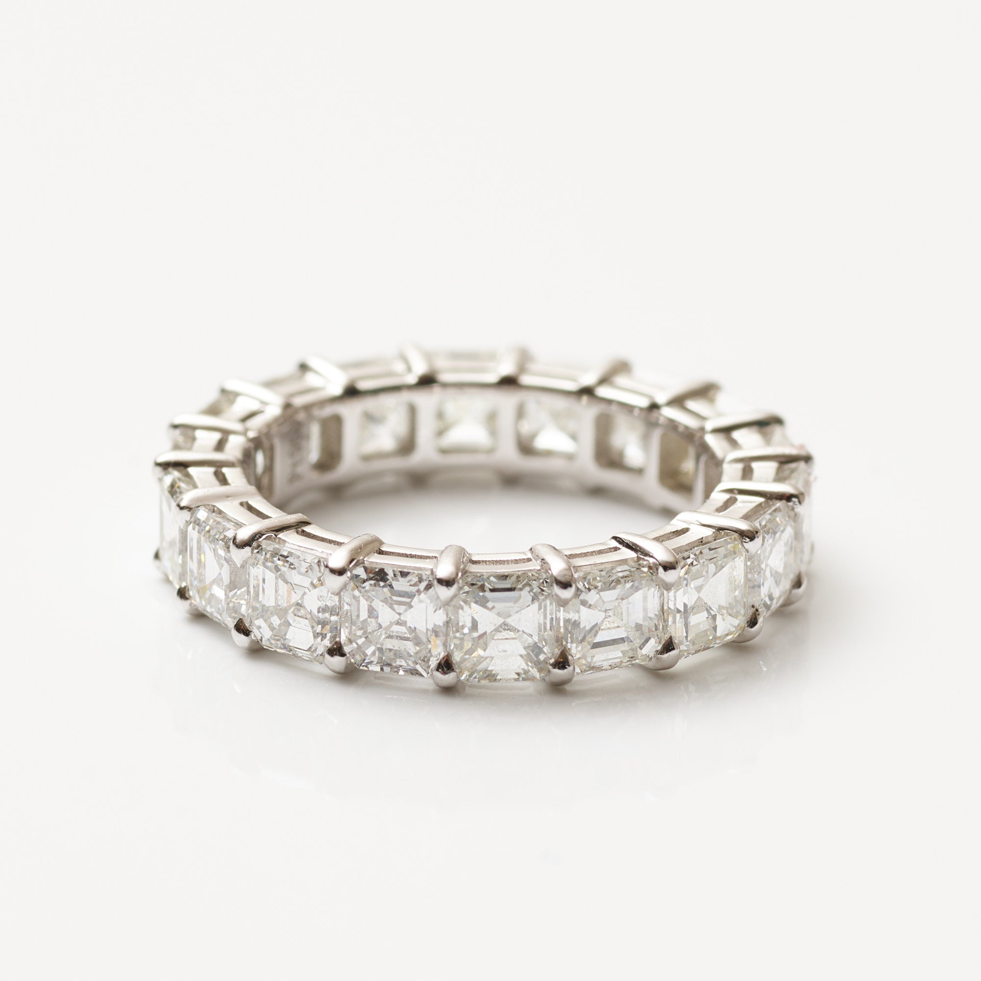 Asscher Cut Eternity Band