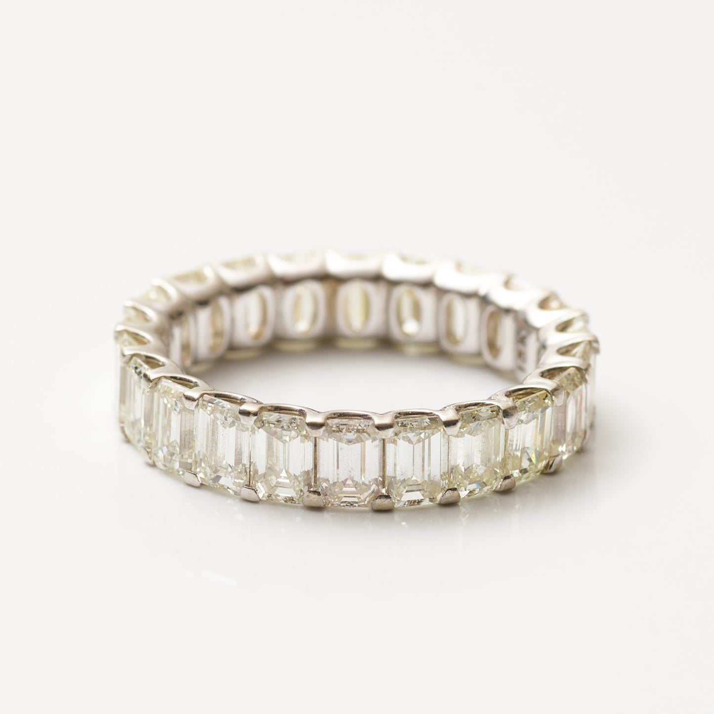 Emerald Diamond Eternity Band