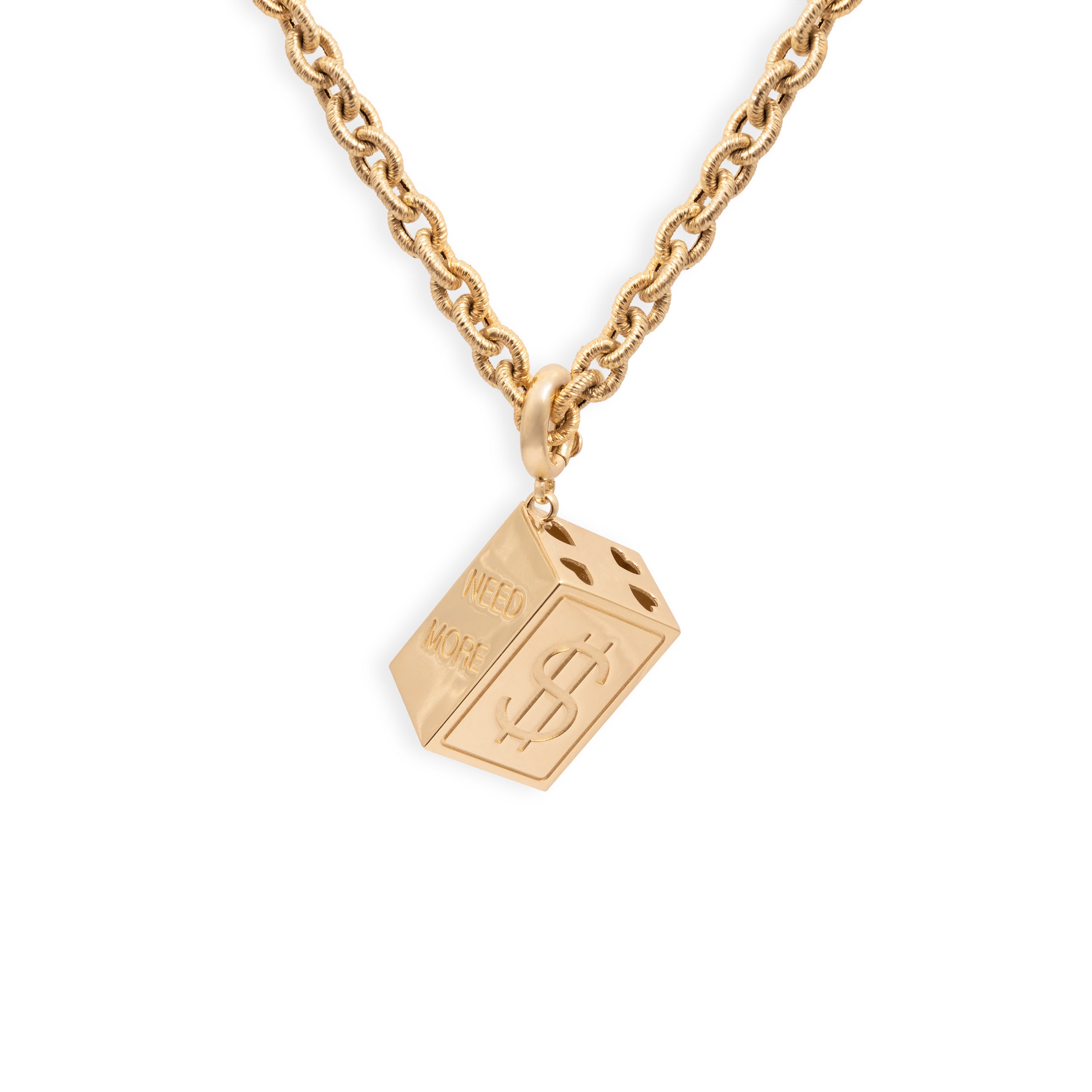 Bruno Yellow Gold Dollars Pendant