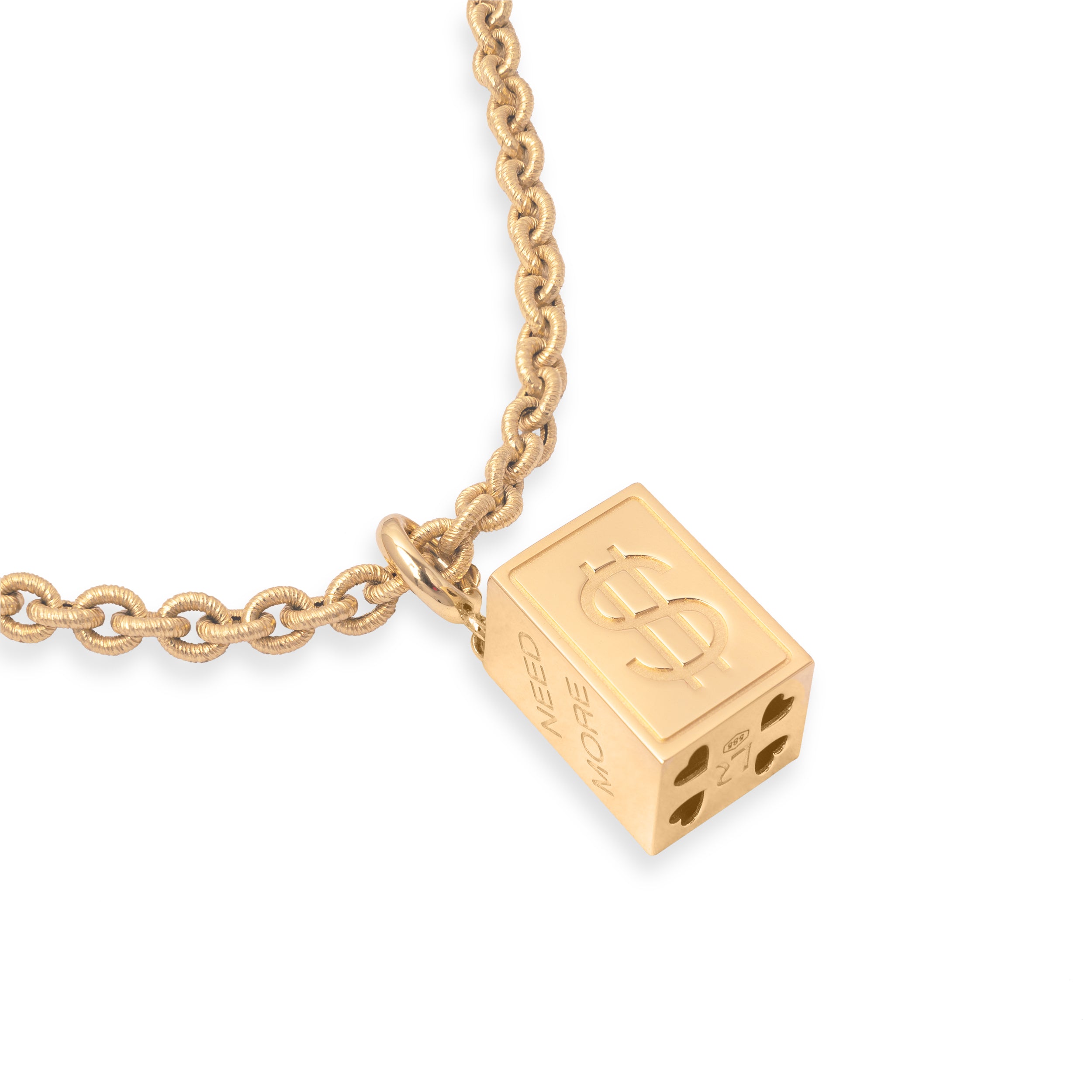 Bruno Yellow Gold Dollars Pendant