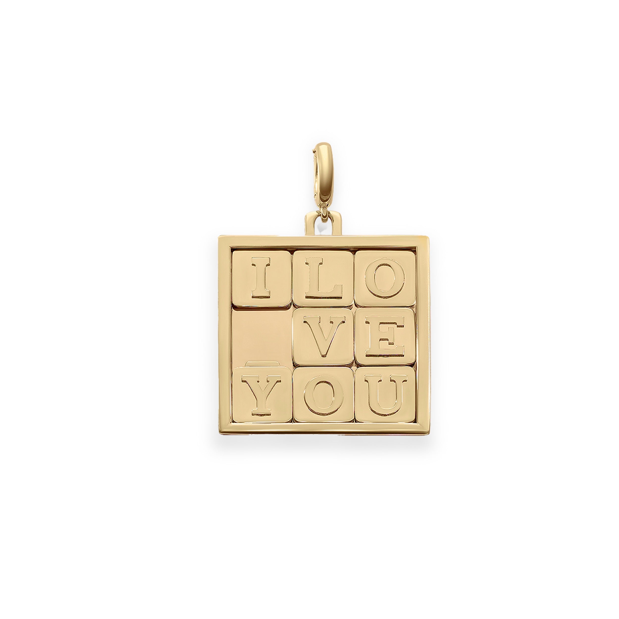 Bruno Yellow Gold Puzzle Pendant