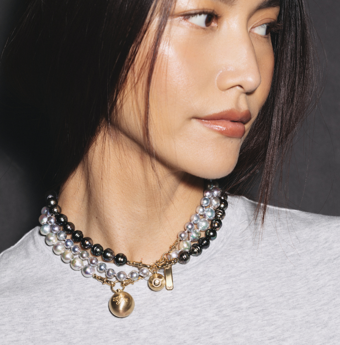 Silver Akoya Pearl Necklace