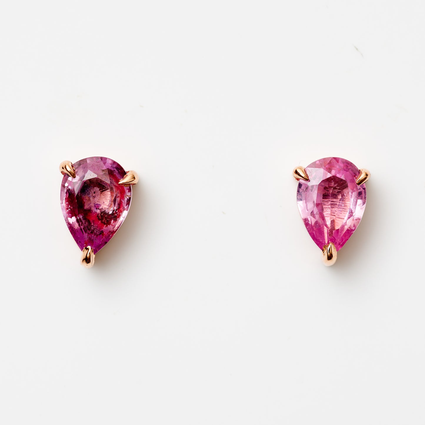 Madeline Pink Sapphire Studs