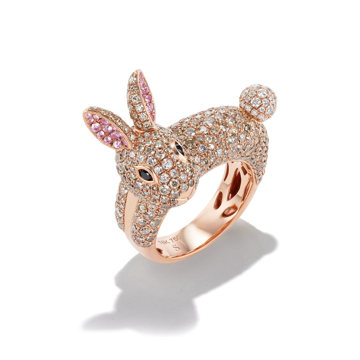 Champagne Bunny Mini Muse Ring