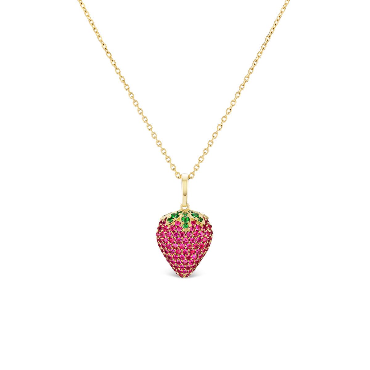 Pavé Strawberry Pendant