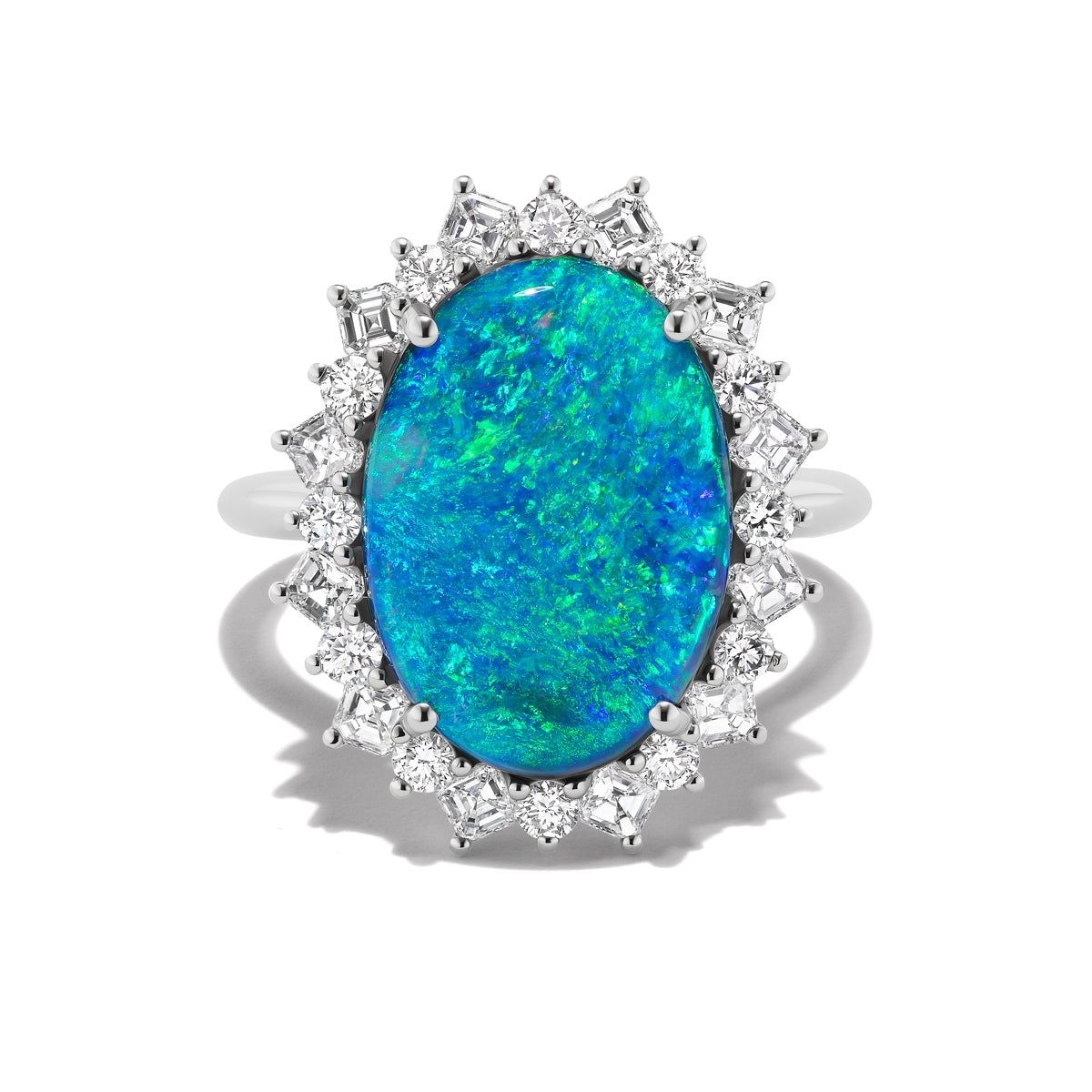 Black Opal Mille Ring
