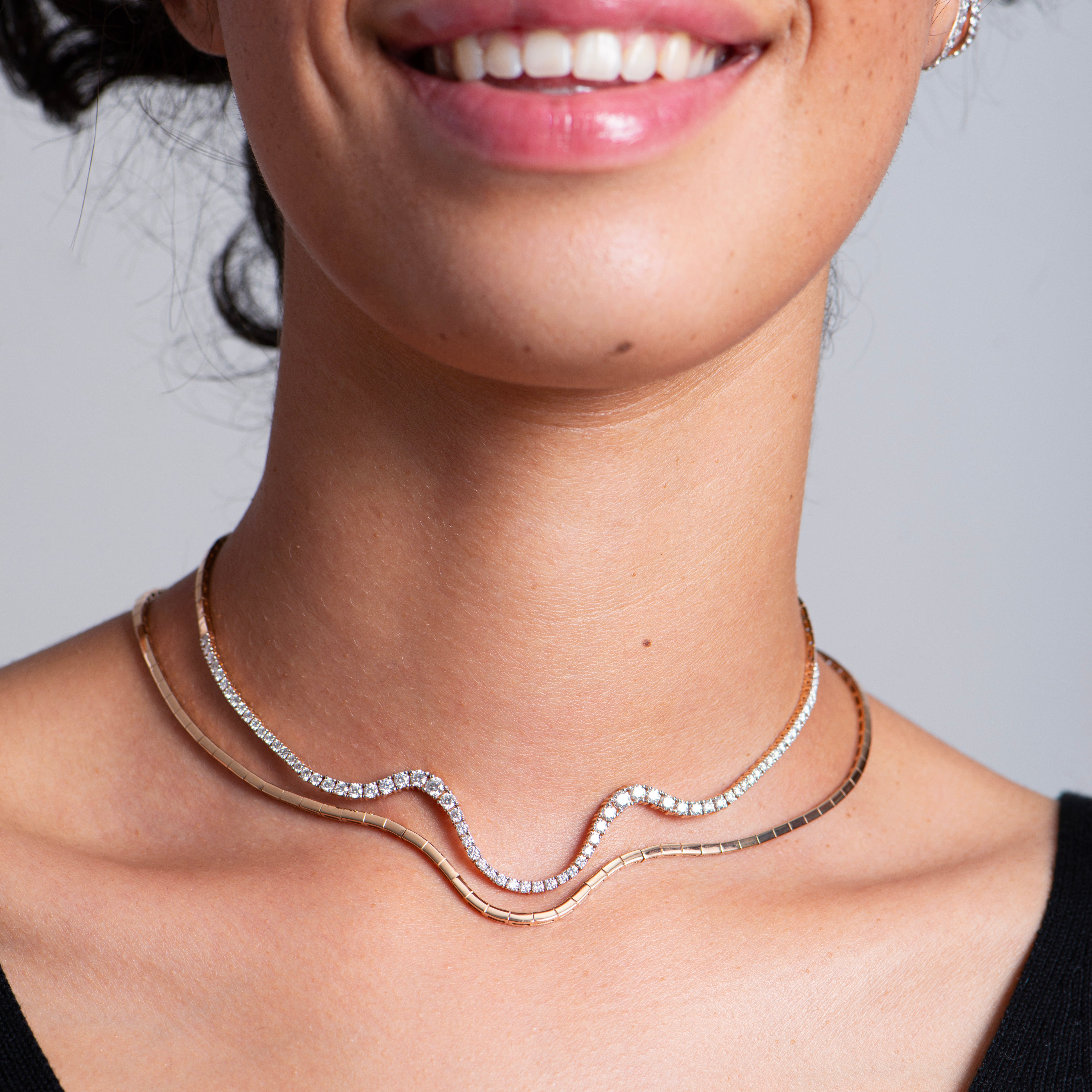 Radiant Choker, Half Diamomds