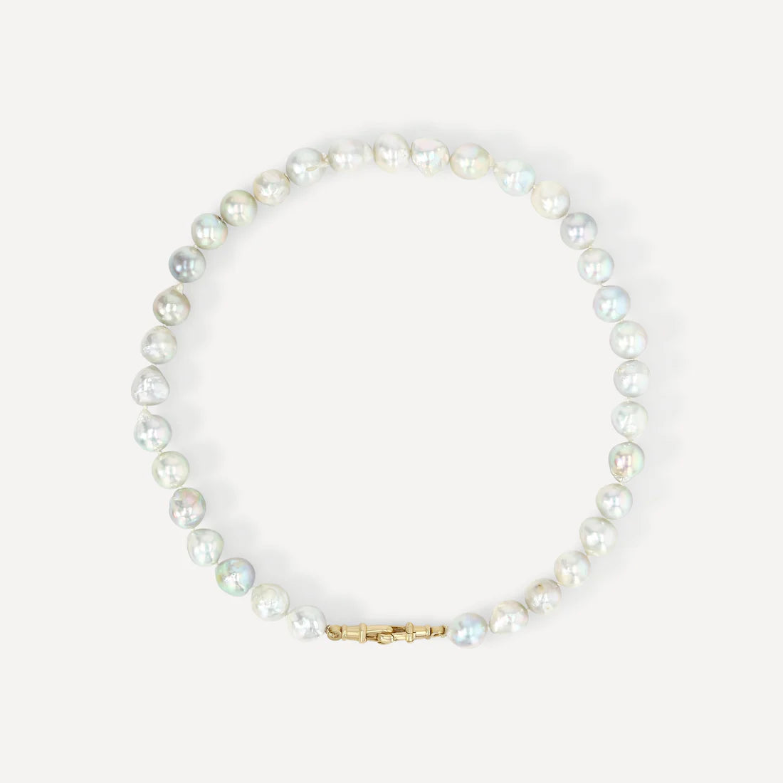 Silver Akoya Pearl Necklace