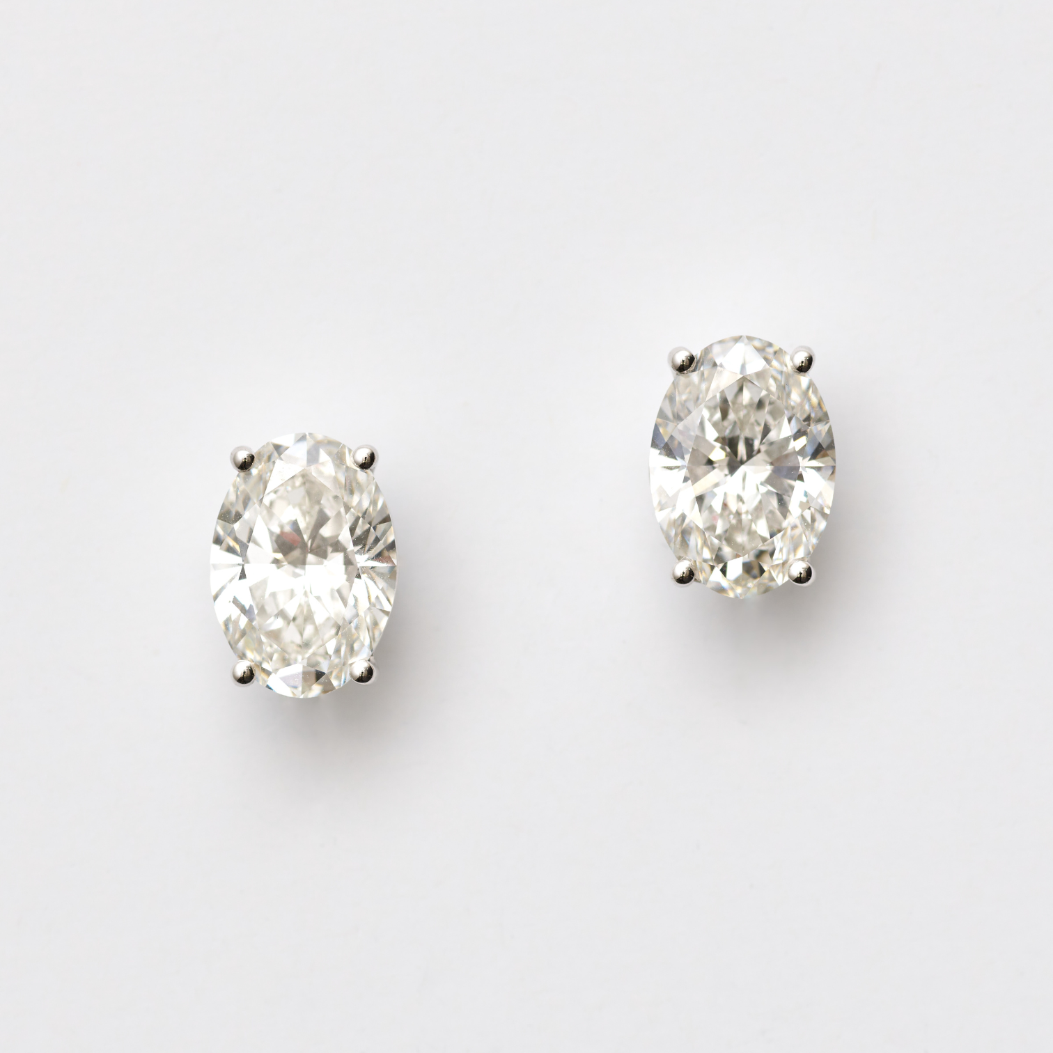 Oval & Pear Lab Diamond Studs