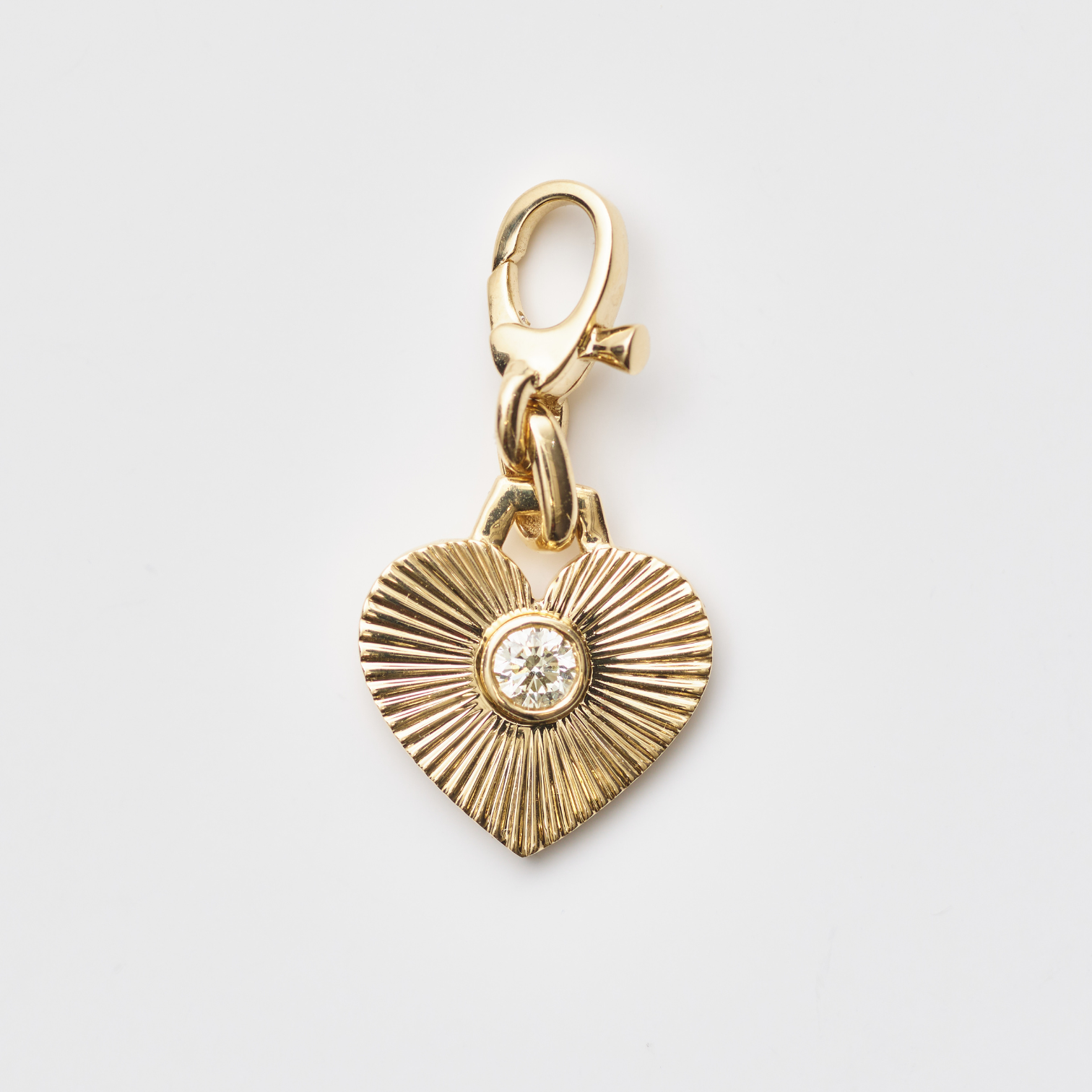 Fluted Heart Medallion