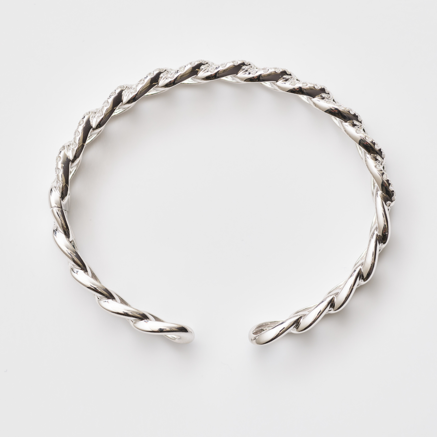 Curb Link Diamond Cuff