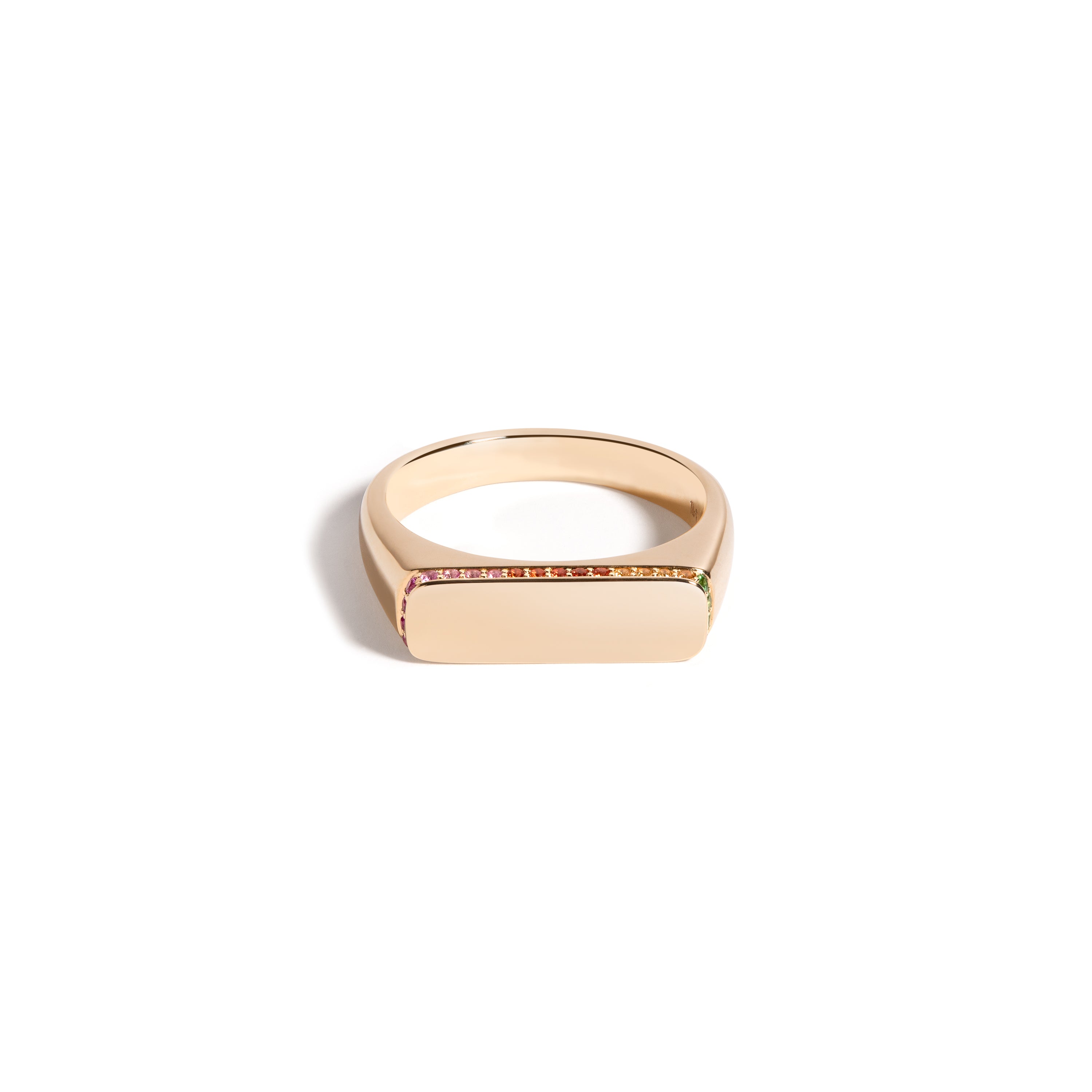 Blank Slate Ring, Rainbow