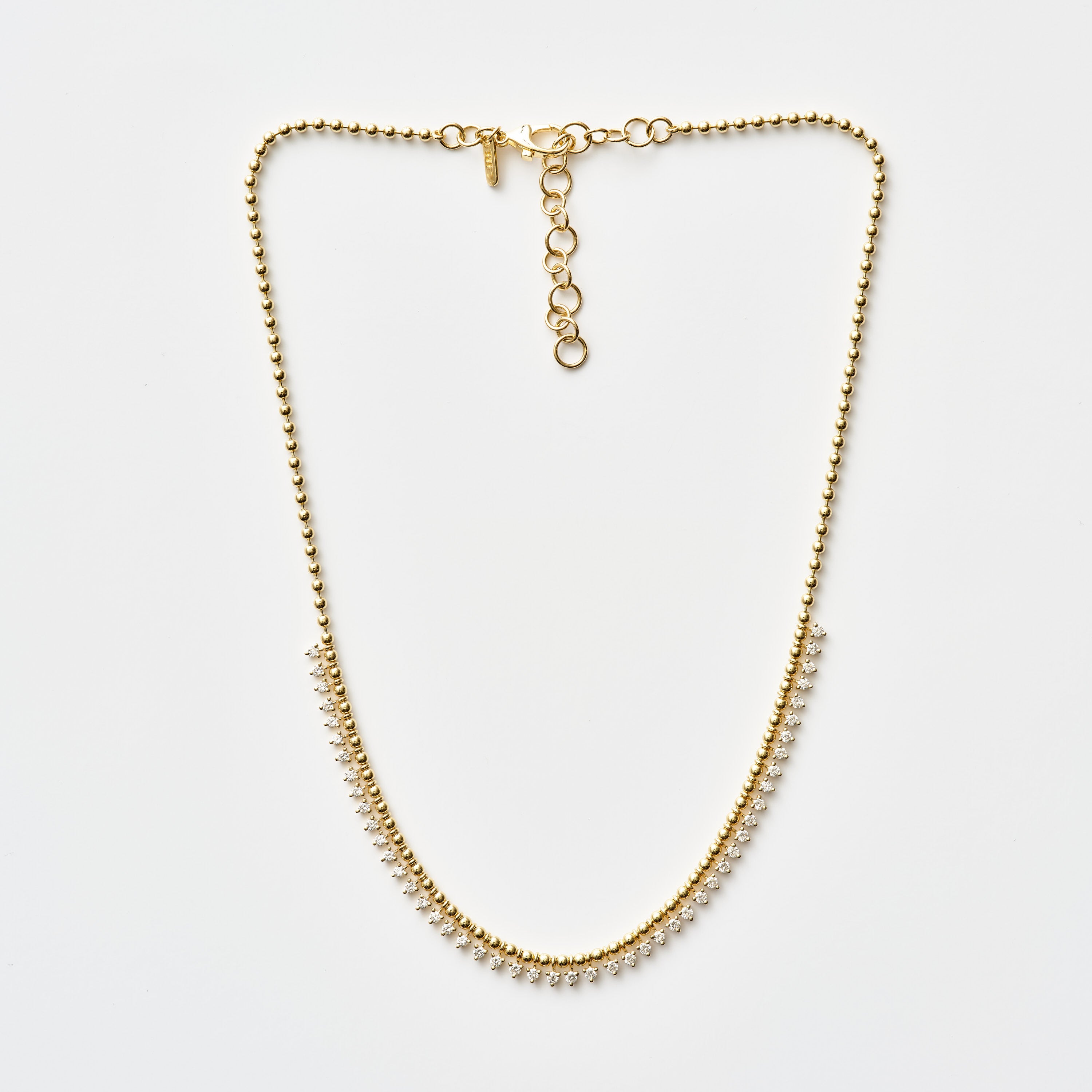 Mini Diamond Fringe Necklace